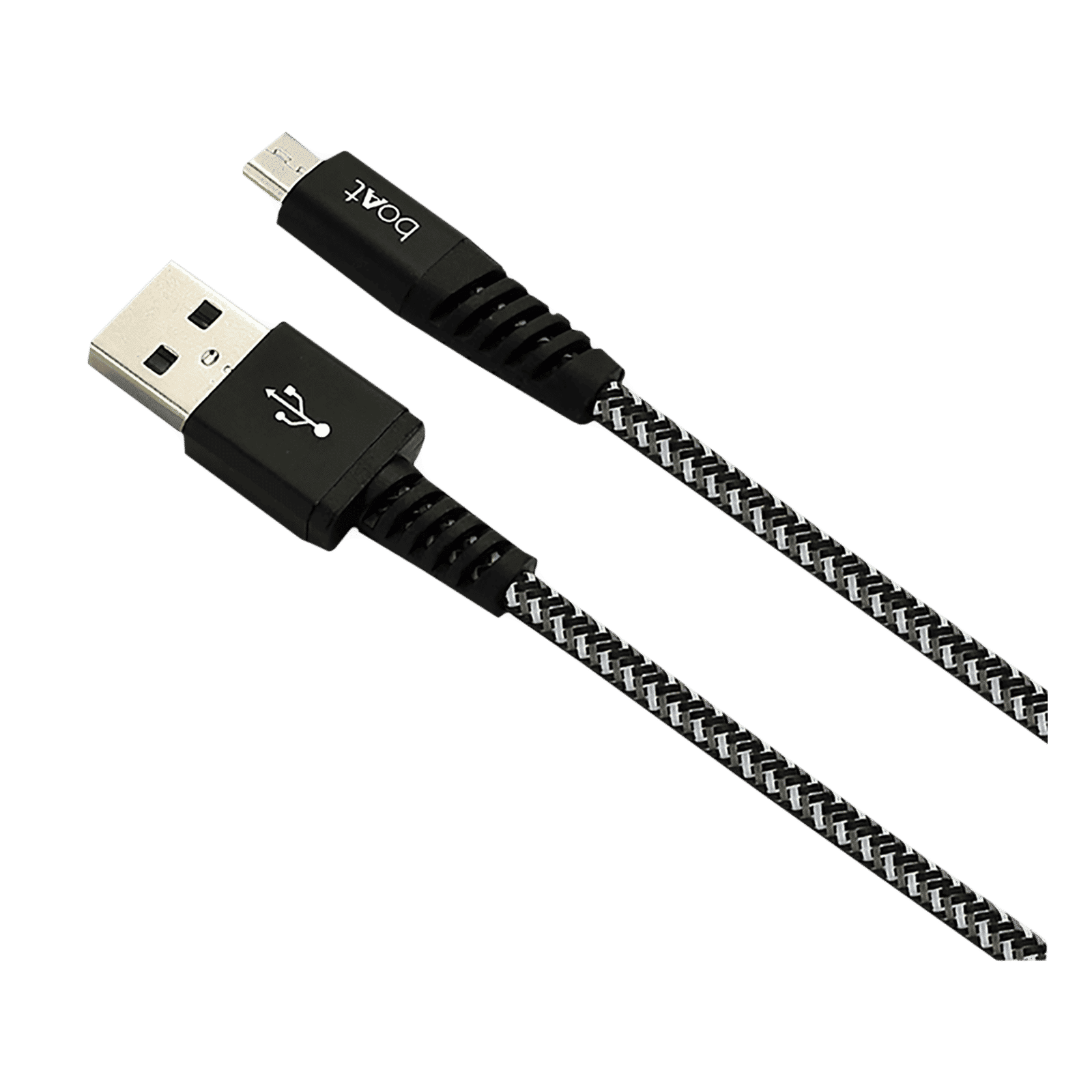 boAt Rugged 700 V3 Type A to Micro USB 4.9 Feet (1.5M) Cable (Tangle-free Design, Black)_3