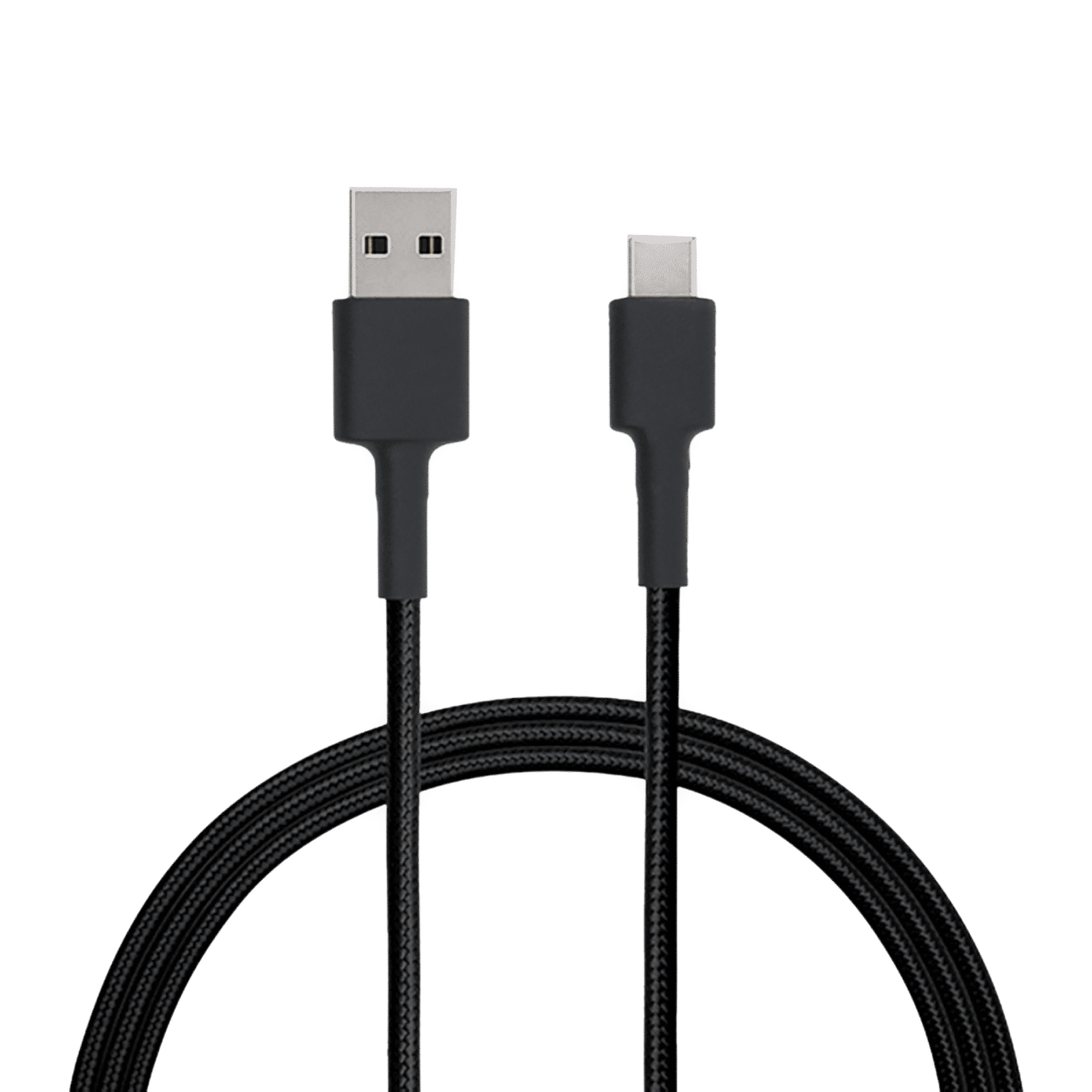 Mi Type A to Type C 3.3 Feet (1M) Cable (Tangle Free Design, Black)_1