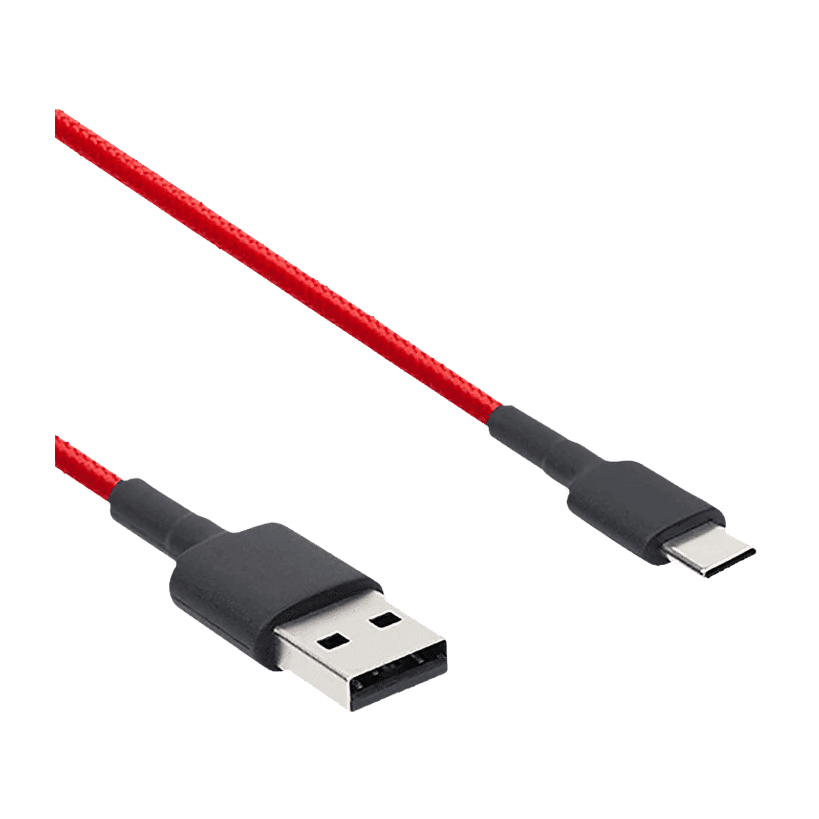 Mi Type A to Type C 3.3 Feet (1M) Cable (Tangle Free Design, Red) Mi Type A to Type C 3.3 Feet (1M) Cable (Tangle Free Design, Red)_3