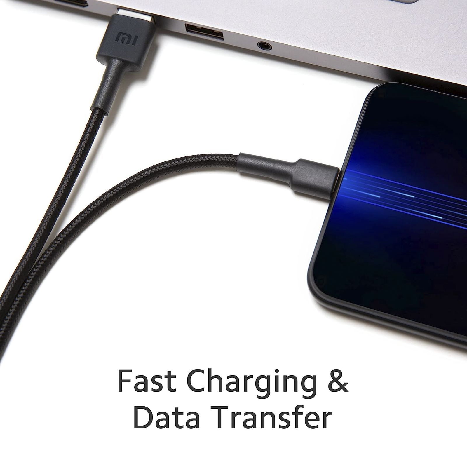 Mi Type A to Micro USB 3.3 Feet (1M) Cable (Tangle Free Design, Red)_6