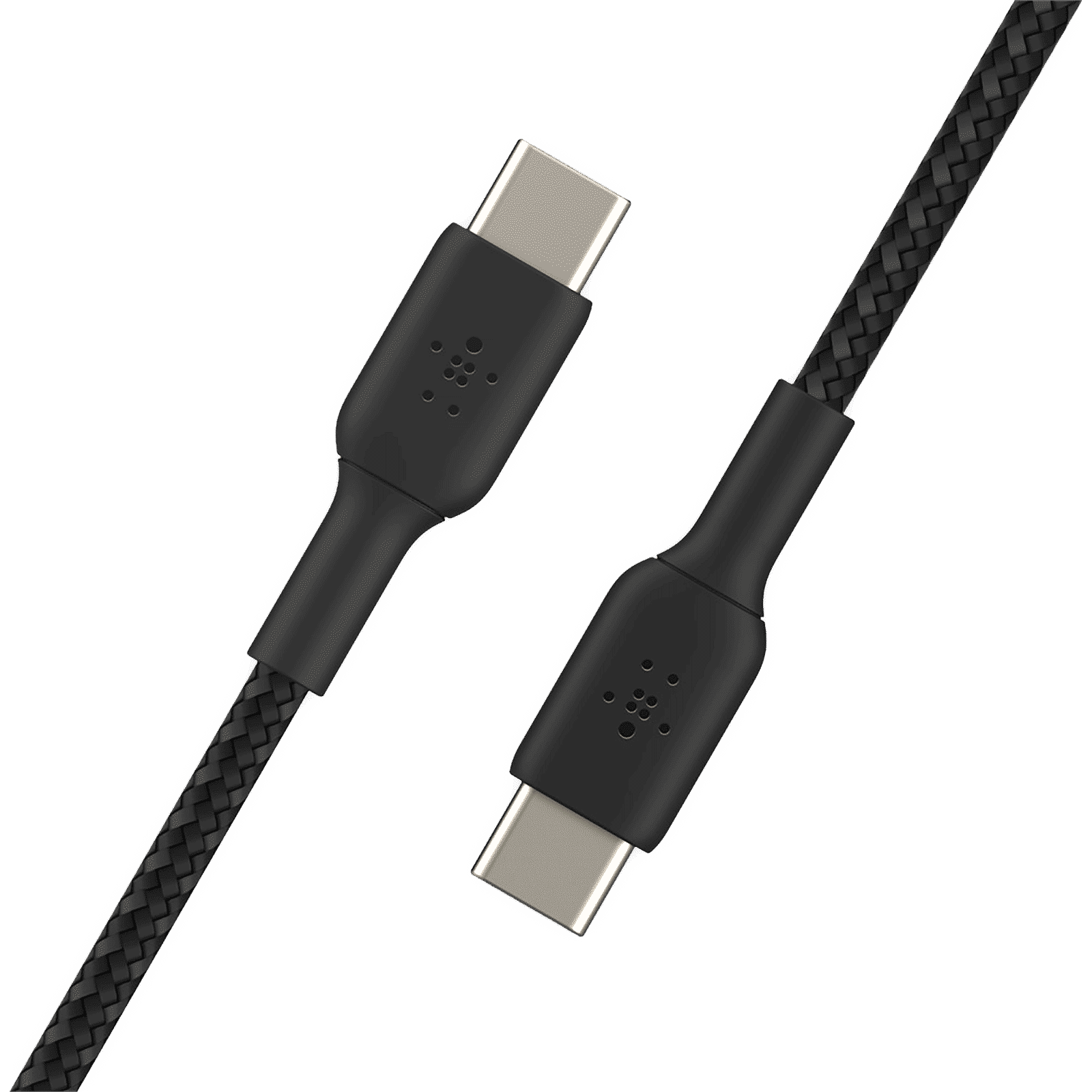 belkin BoostCharge Type C to Type C 3.3 Feet (1M) Cable (Nylon Braided, Black)_3
