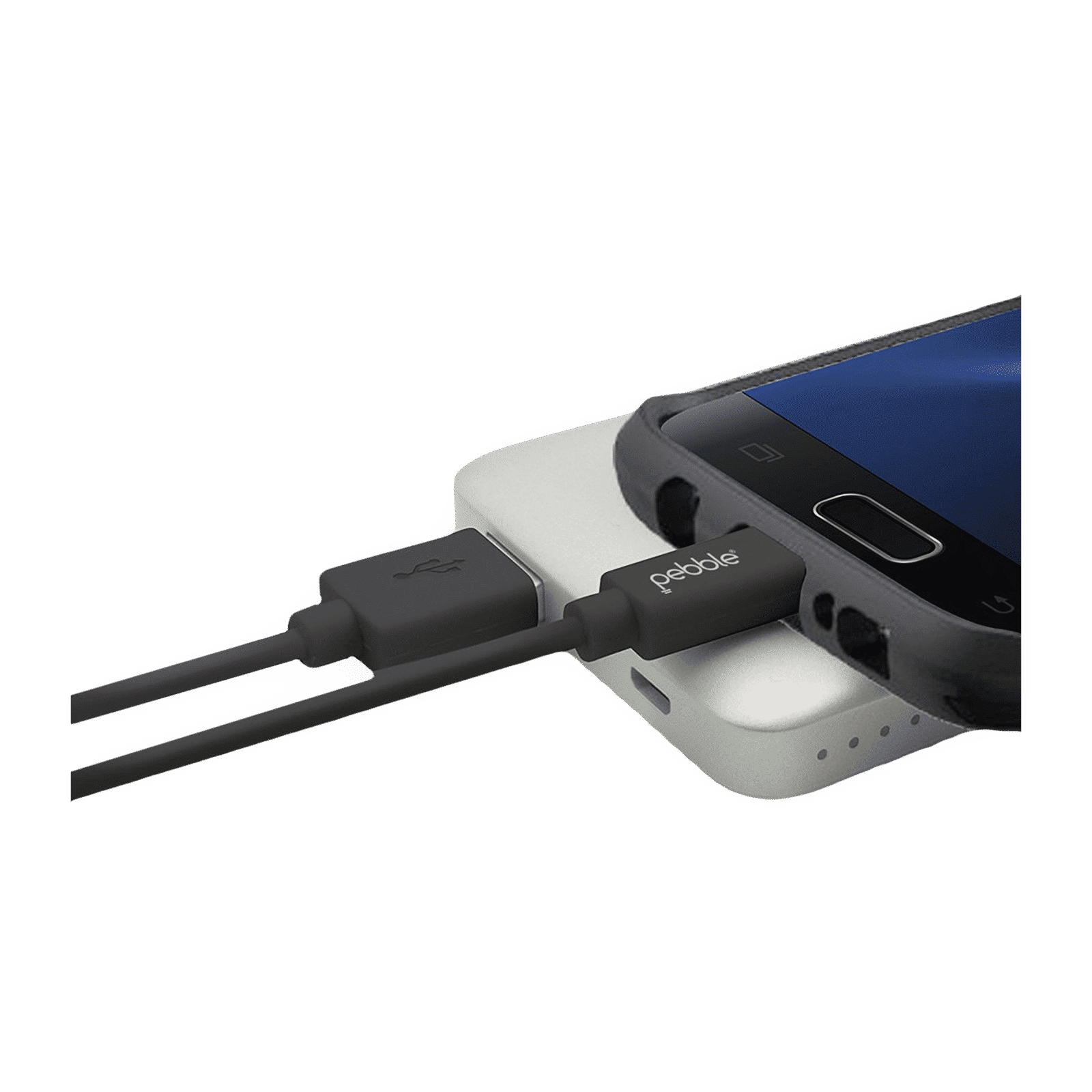 Pebble Type A to Micro USB 3.3 Feet (1M) Cable (4000 Plus Bends Lifespan, Black)_8