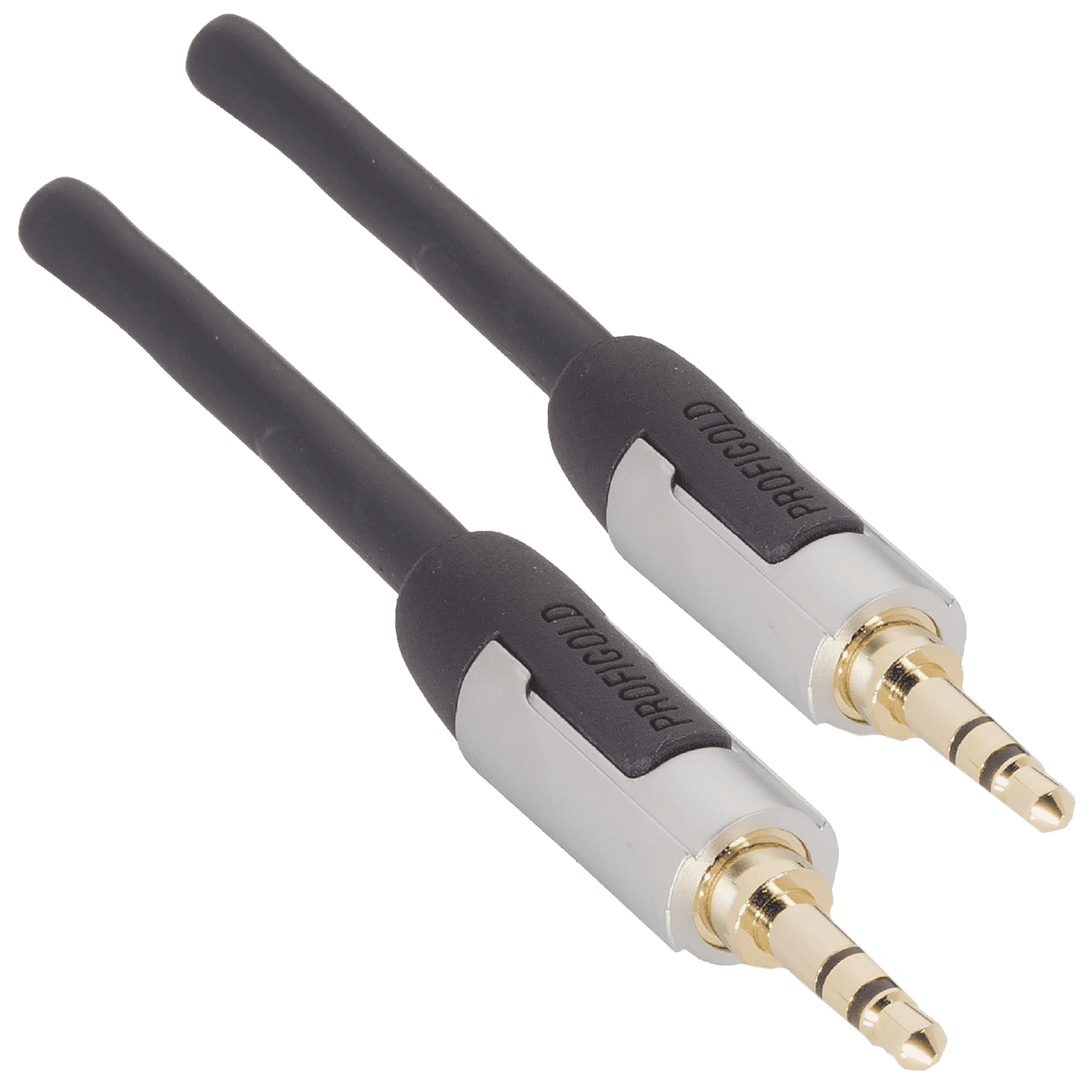 PROFIGOLD 3.5mm Aux to 3.5mm Aux 3.2 Feet (1M) Cable (IAT Technology, Anthracite) PROFIGOLD 3.5mm Aux to 3.5mm Aux 3.2 Feet (1M) Cable (IAT Technology, Anthracite)_3