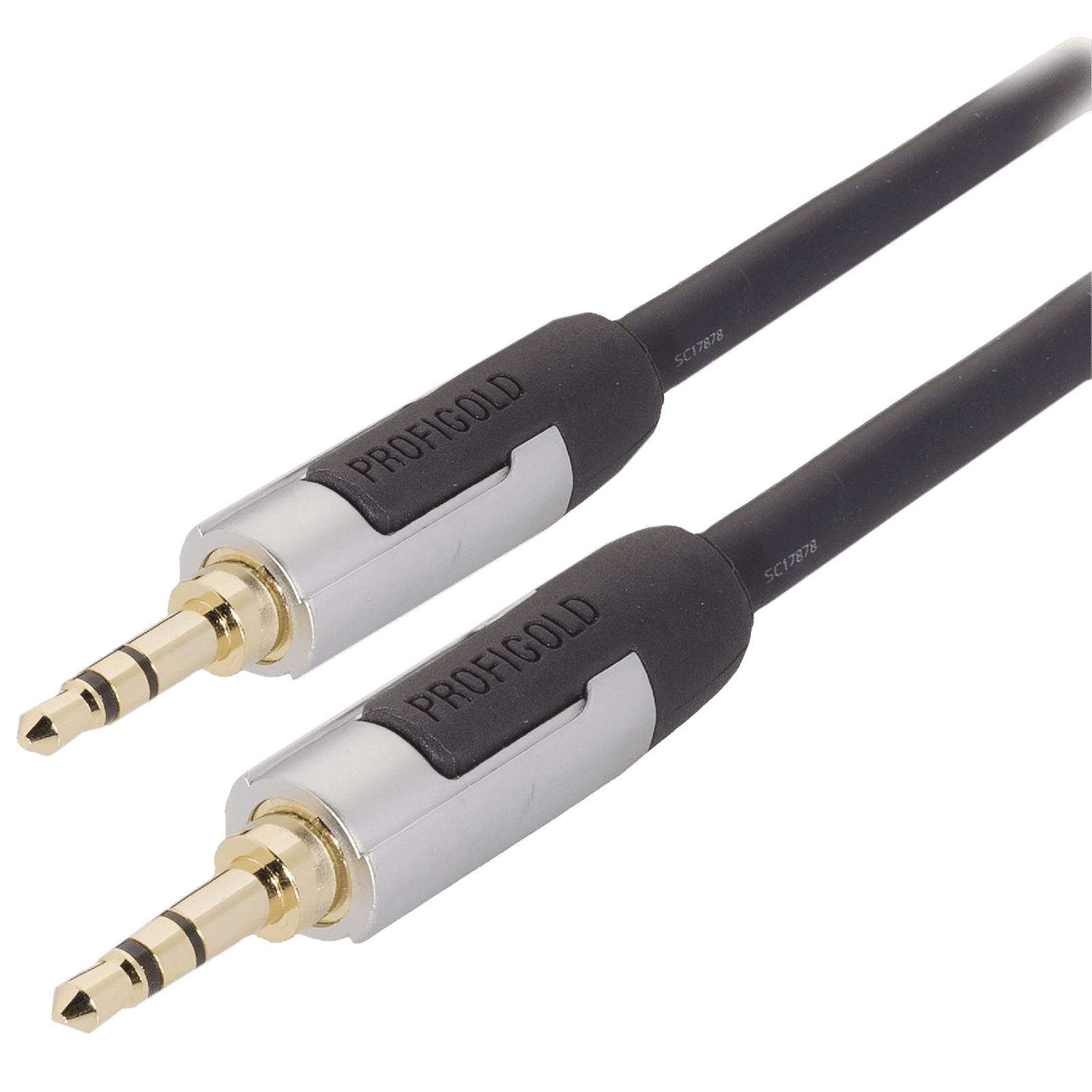 PROFIGOLD 3.5mm Aux to 3.5mm Aux 3.2 Feet (1M) Cable (IAT Technology, Anthracite) PROFIGOLD 3.5mm Aux to 3.5mm Aux 3.2 Feet (1M) Cable (IAT Technology, Anthracite)_4