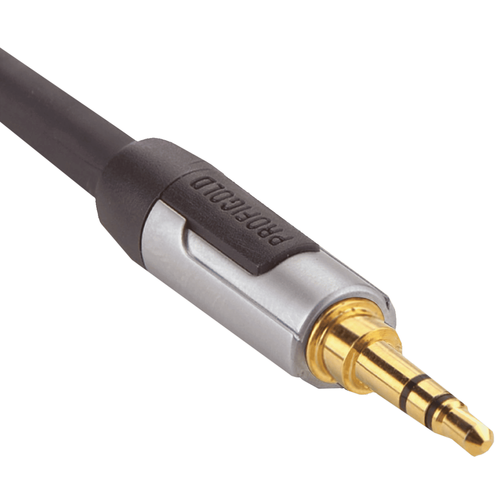 Profigold 3.5mm Aux to 3.5mm Aux 6.6 Feet (2M) Cable (IAT Technology, Black/Grey)_6