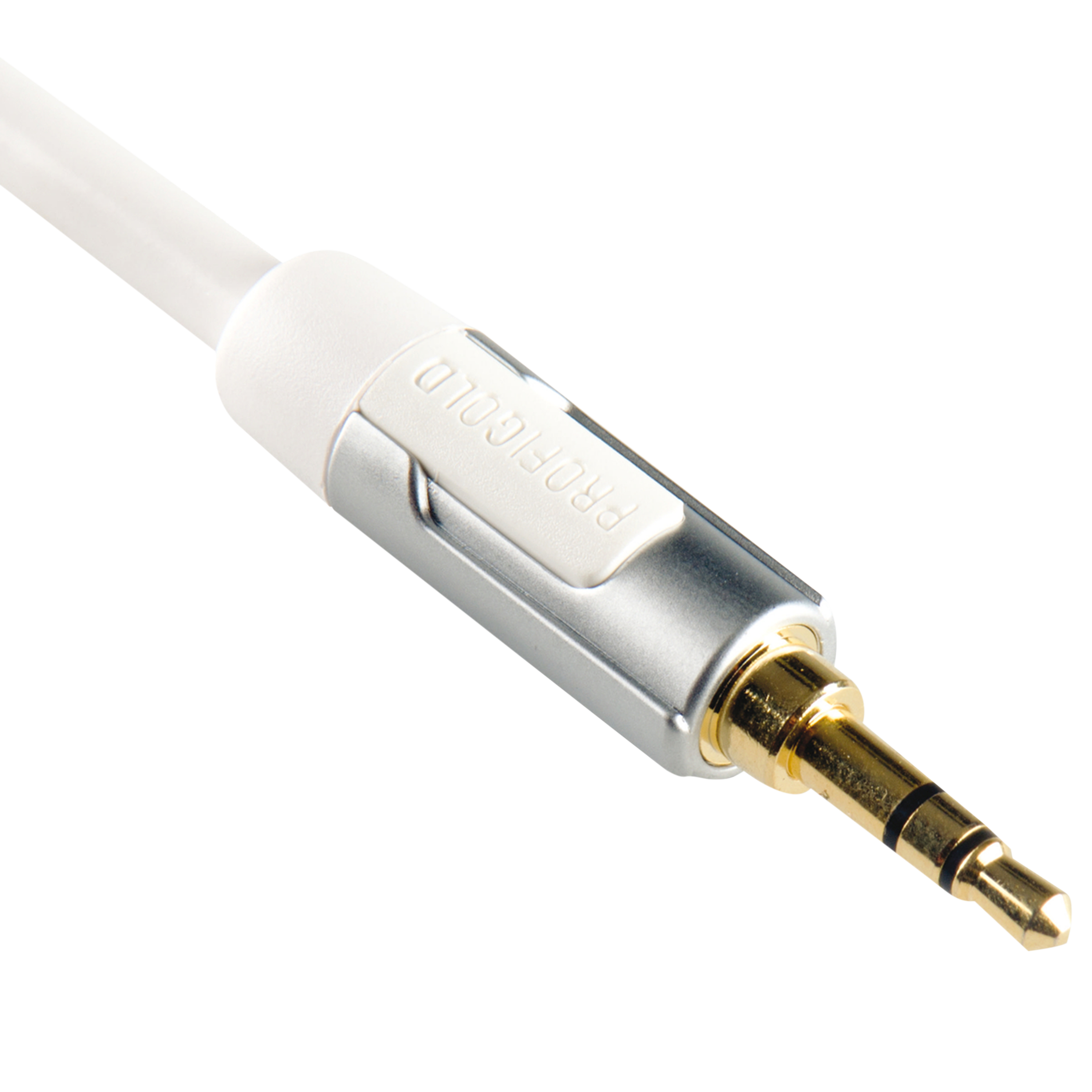 PROFIGOLD 3.5mm Aux to 3.5mm Aux 6.56 Feet (2M) Cable (Multiple Cable Shielding, White)_1