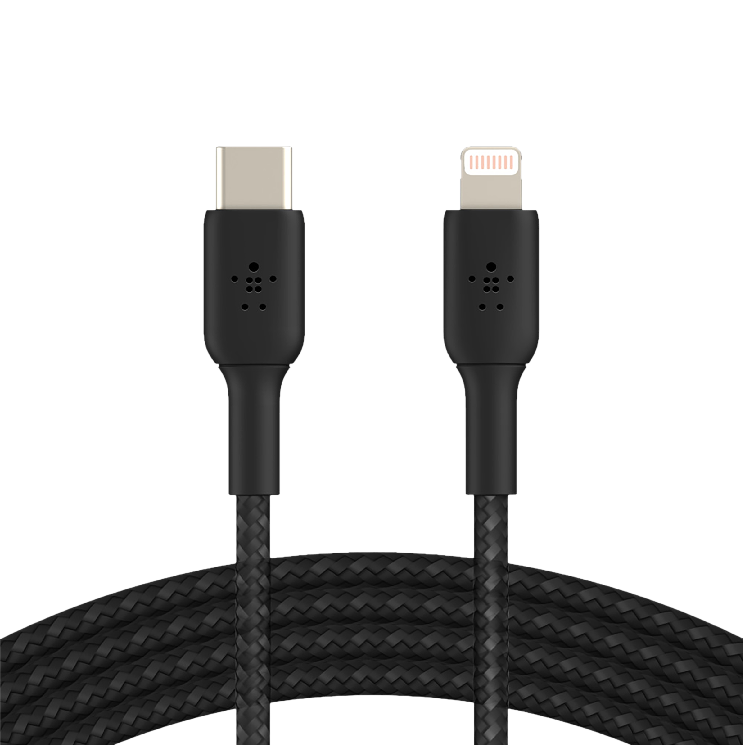 belkin BoostCharge Type C to Lightning 6.6 Feet (2M) Cable (10000 Plus Bends Lifespan, Black)_1