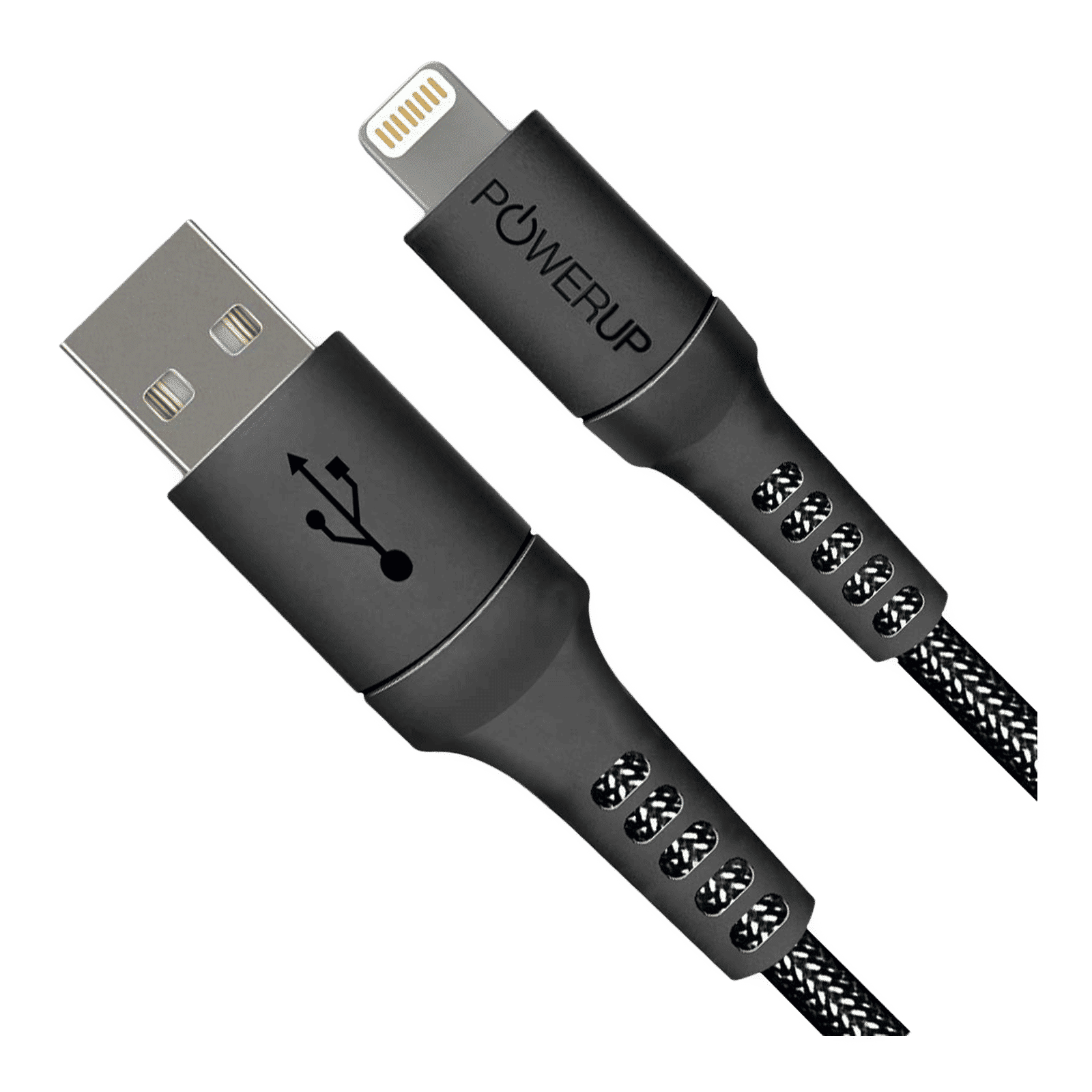 POWERUP Type A to Lightning 9.9 Feet (3M) Cable (Sync and Charge, Black)_4