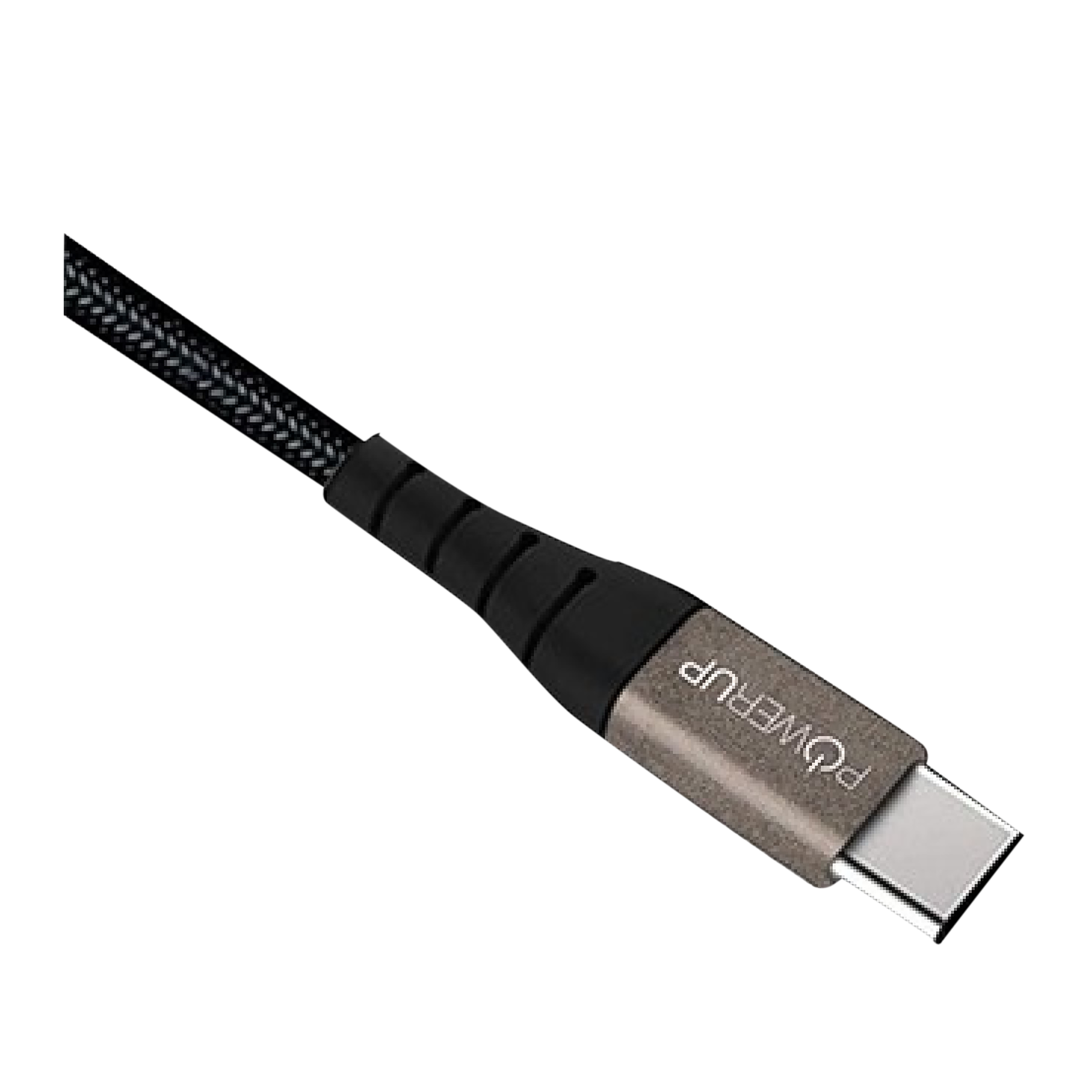 POWERUP Type C to Type C 4.9 Feet (1.5M) Cable (Reversible Design, Black) POWERUP Type C to Type C 4.9 Feet (1.5M) Cable (Reversible Design, Black)_3