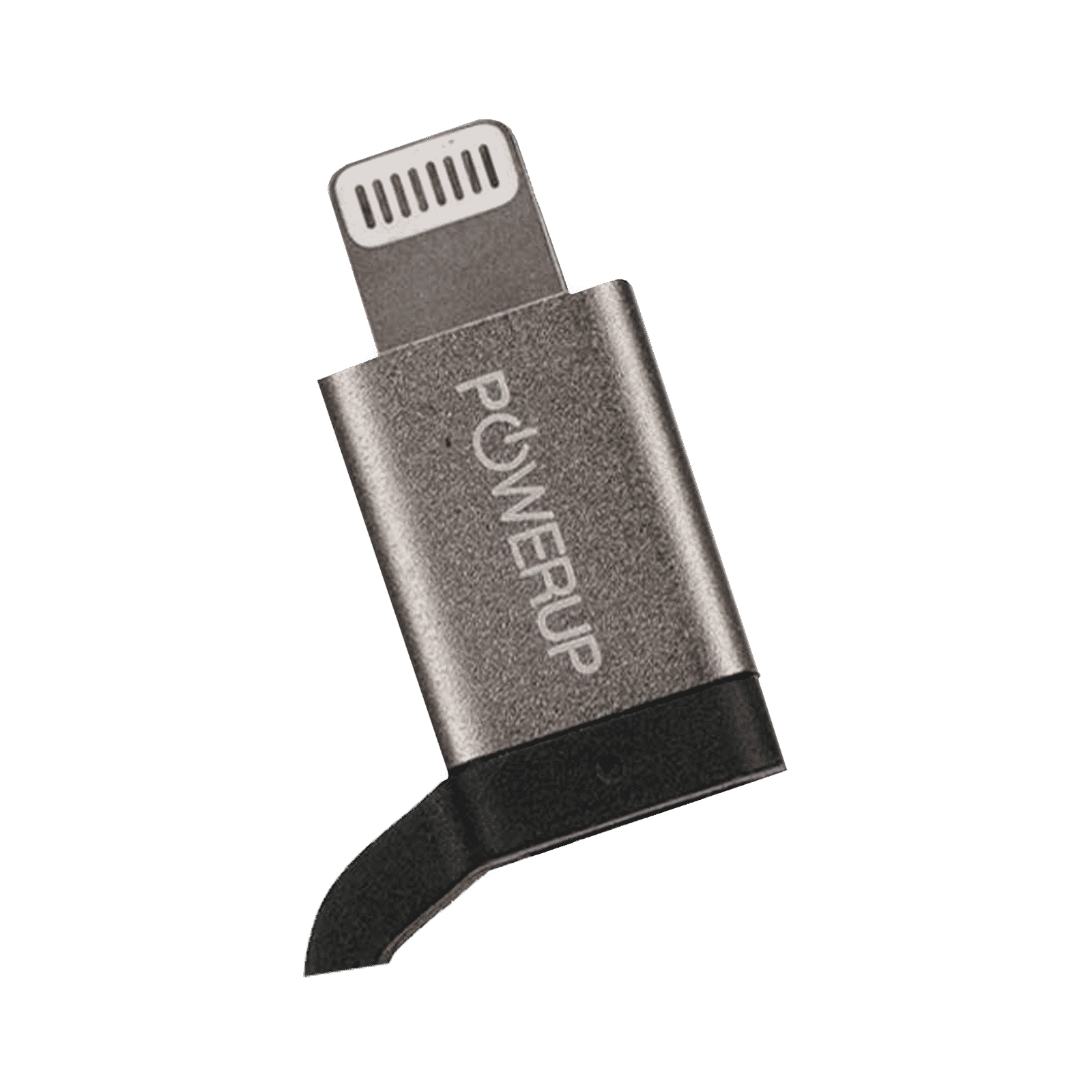 POWERUP Type A to Type C, Micro USB, Lightning 0.39 Feet (0.12M) 3-in-1 Cable (Tangle-free Design, Black)_10