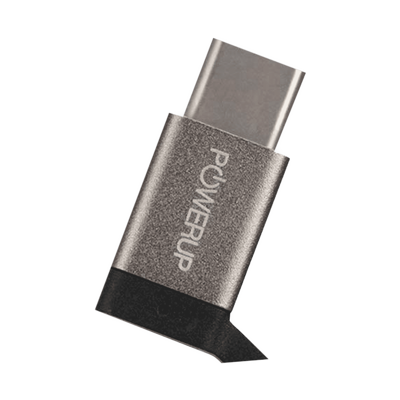 POWERUP Type A to Type C, Micro USB, Lightning 0.39 Feet (0.12M) 3-in-1 Cable (Tangle-free Design, Black)_11