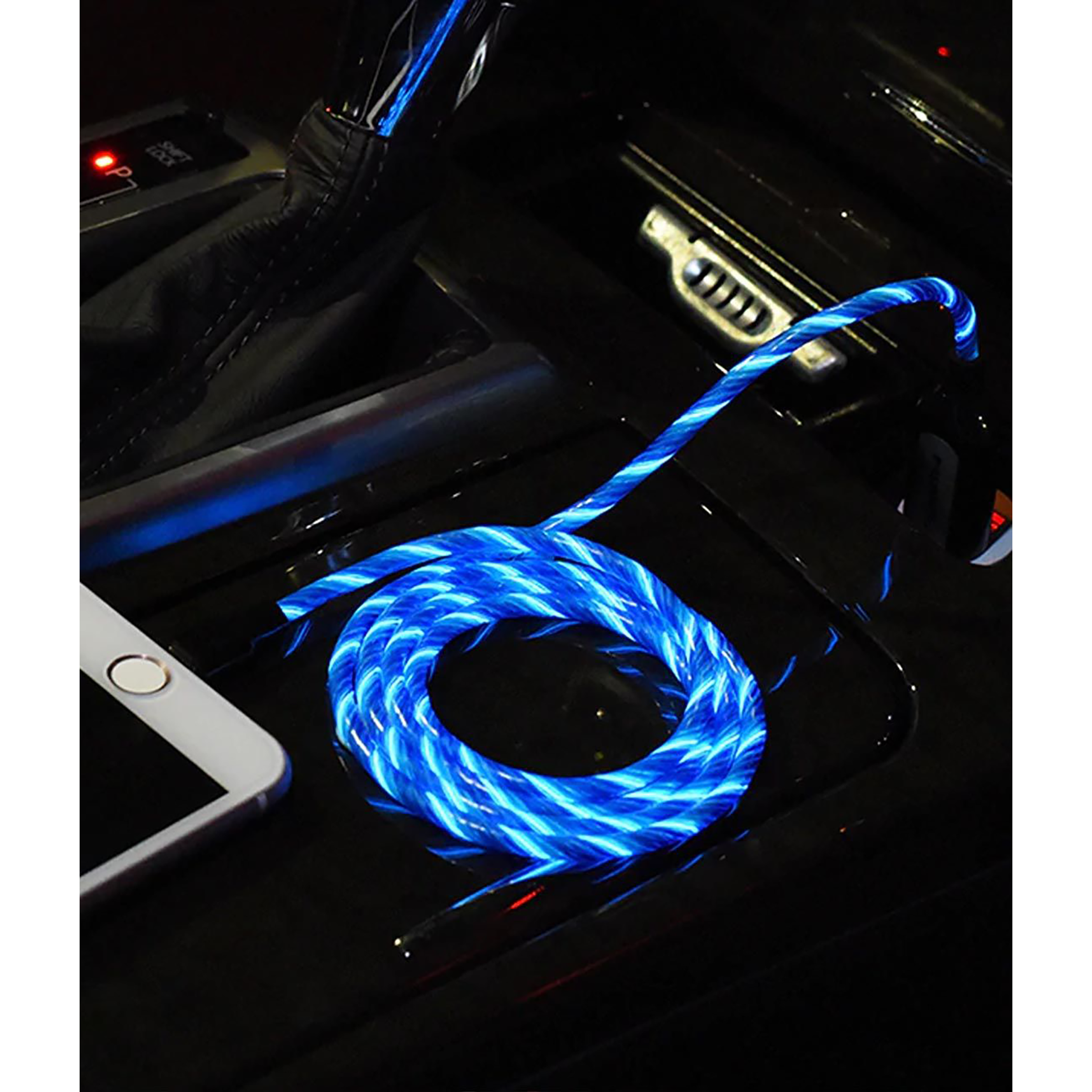 Macmerise Illume Type A to Lightning 3.3 Feet (1M) Cable (LED Light Flow, Blue) Macmerise Illume Type A to Lightning 3.3 Feet (1M) Cable (LED Light Flow, Blue)_3