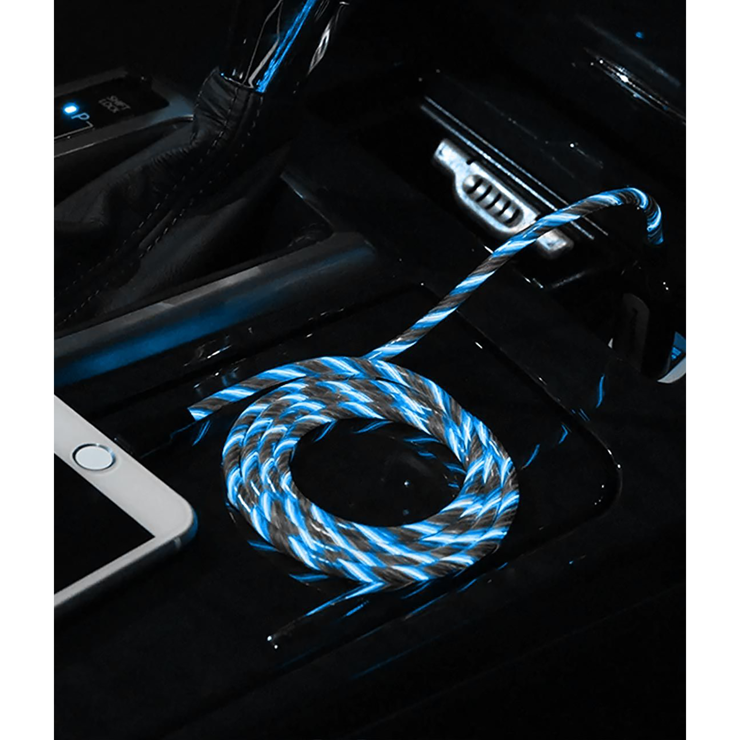 Macmerise Illume Type A to Micro USB 3.3 Feet (1M) Cable (LED Light Flow, Black) Macmerise Illume Type A to Micro USB 3.3 Feet (1M) Cable (LED Light Flow, Black)_6