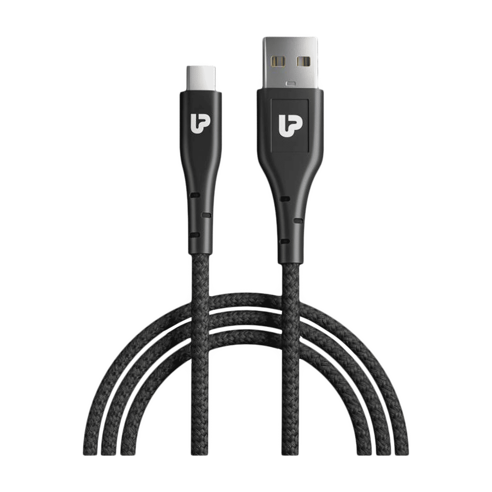 UltraProlink Zap Type A to Type C 3.9 Feet (1.2M) Cable (Tangle Free Design, Black) UltraProlink Zap Type A to Type C 3.9 Feet (1.2M) Cable (Tangle Free Design, Black)_1