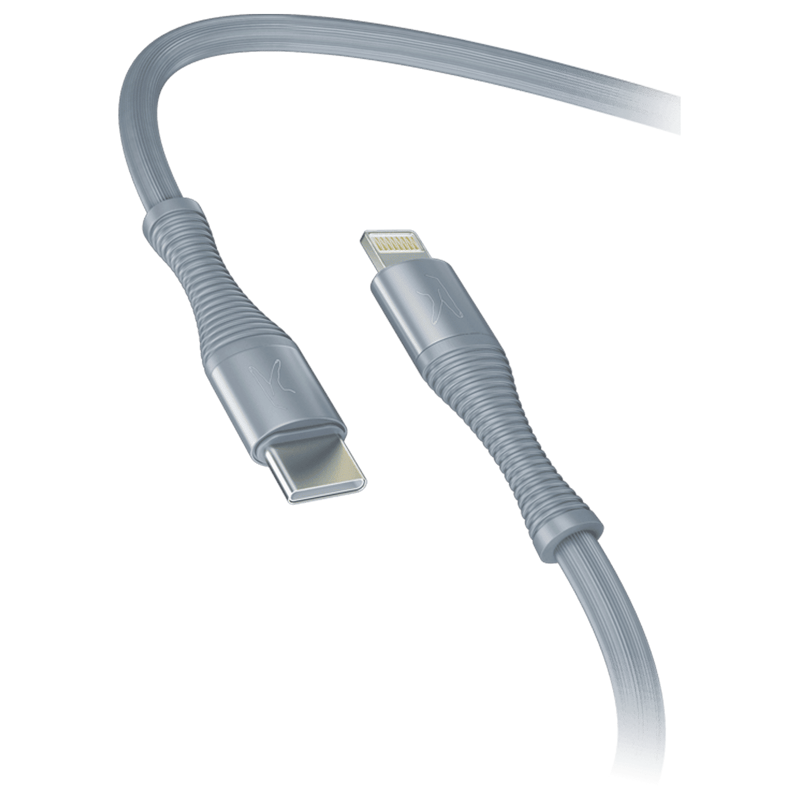 FINGERS FMC C-to-L Type C to Lightning 3.3 Feet (1M) Cable (Reversible Connectivity Design, Steel Grey)_4