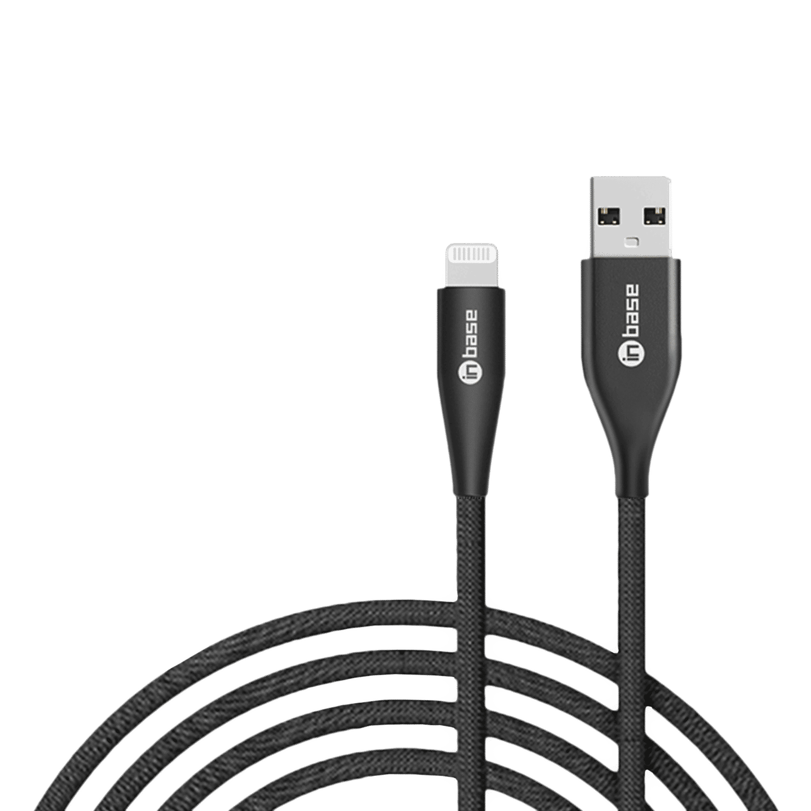 Inbase Type A to Lightning 4.9 Feet (1.5M) Cable (MFi Certified, Black) Inbase Type A to Lightning 4.9 Feet (1.5M) Cable (MFi Certified, Black)_1