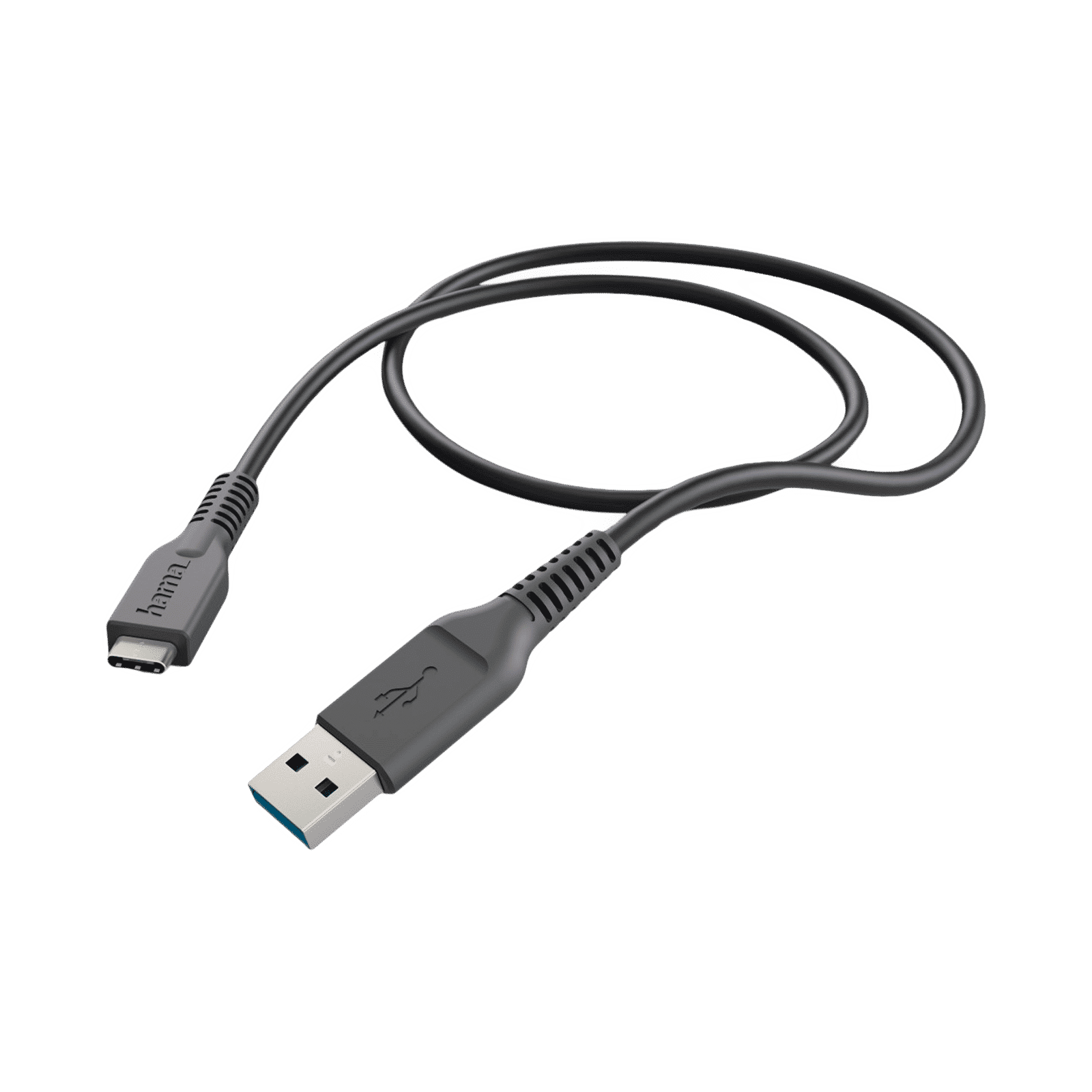 Hama Type A to Type C 3.3 Feet (1M) Cable (Optimised Internal Conductors, Black)_1