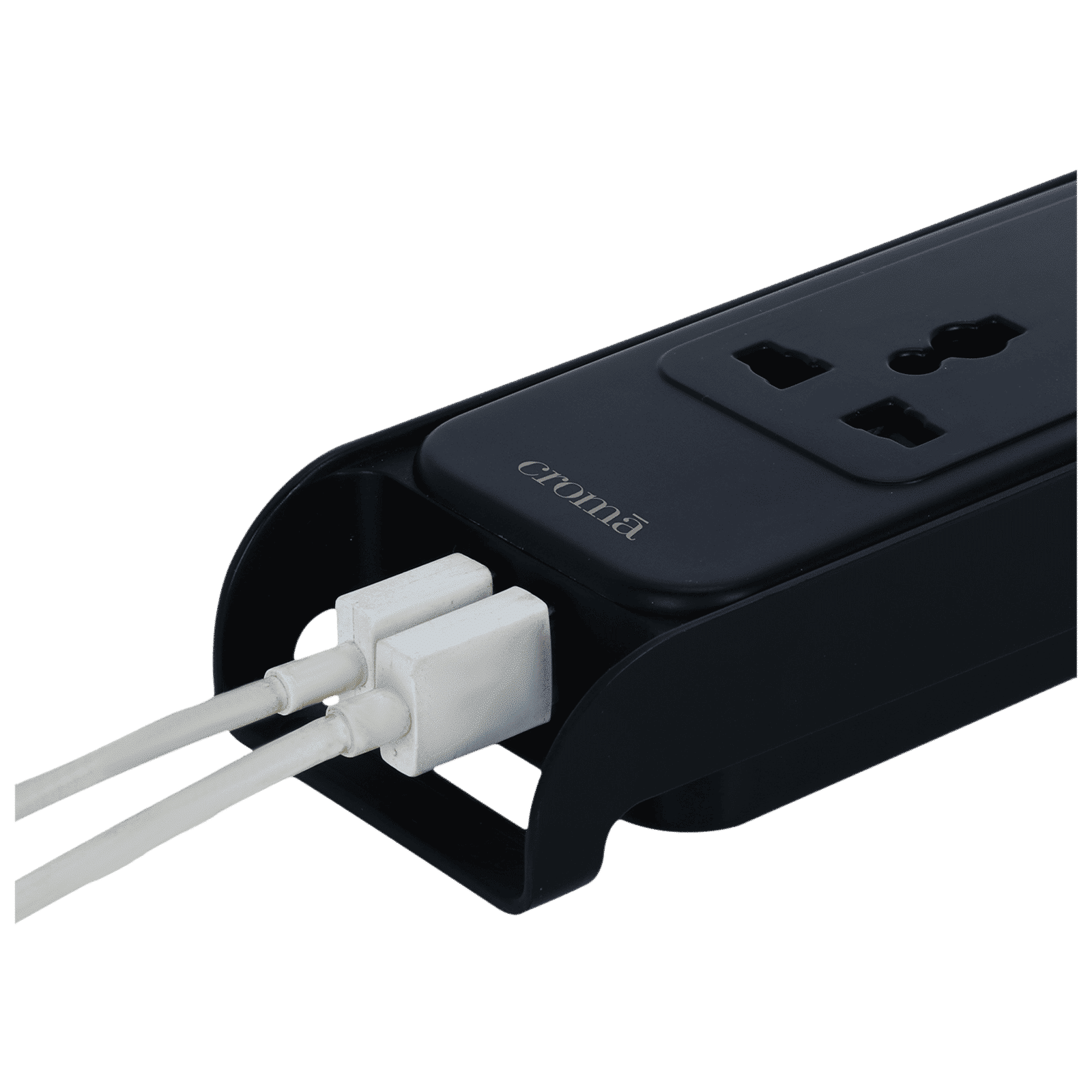 Croma 6 Amps 2 Sockets Surge Protector with Individual Switch (0.8 Meters, Safety Shutters in Socket, CRSP2WMSPA264301, Black) Croma 6 Amps 2 Sockets Surge Protector with Individual Switch (0.8 Meters, Safety Shutters in Socket, CRSP2WMSPA264301, Black)_7