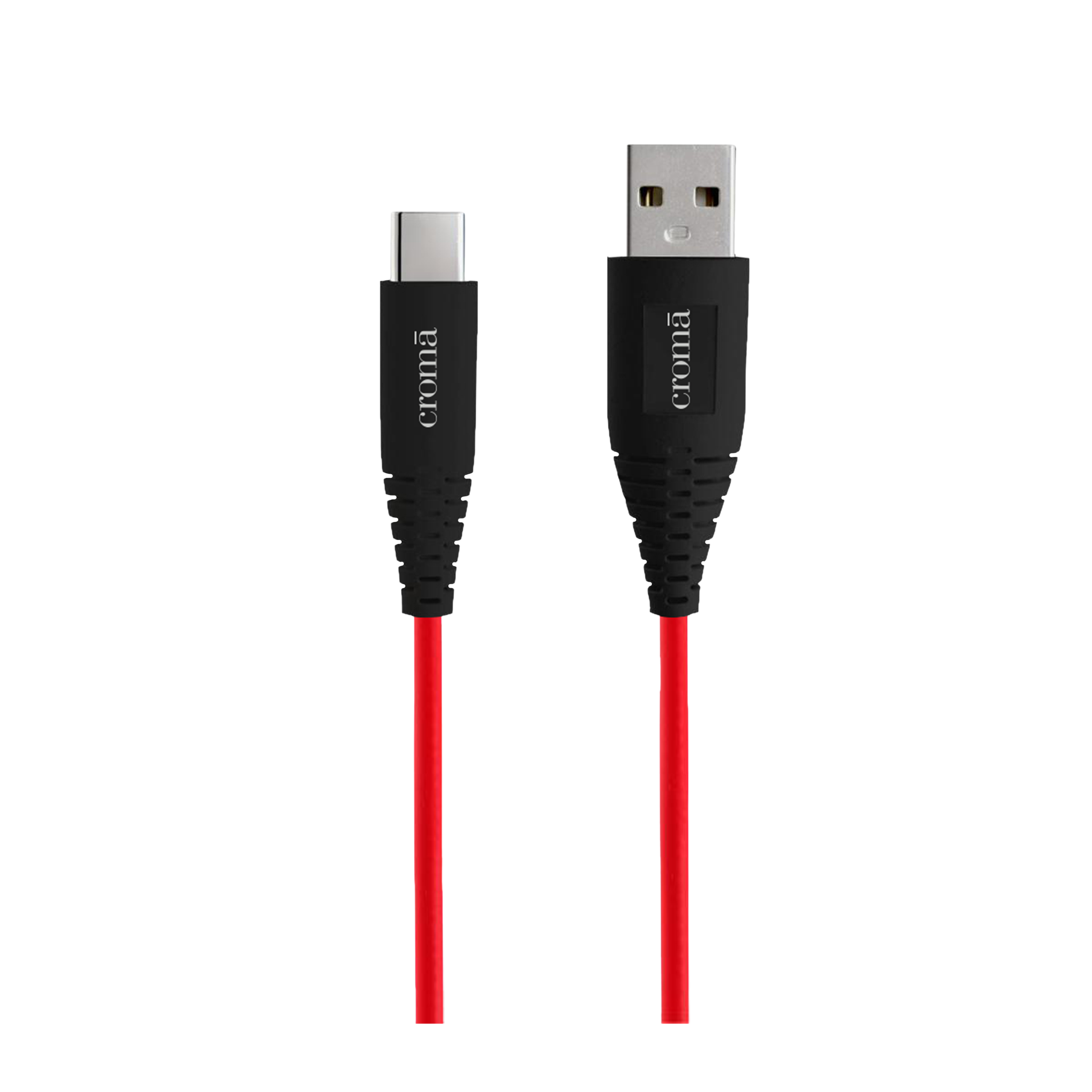 Croma Type A to Type C 3.3 Feet (1M) Cable (Dash & Warp Protocols, Red)_3
