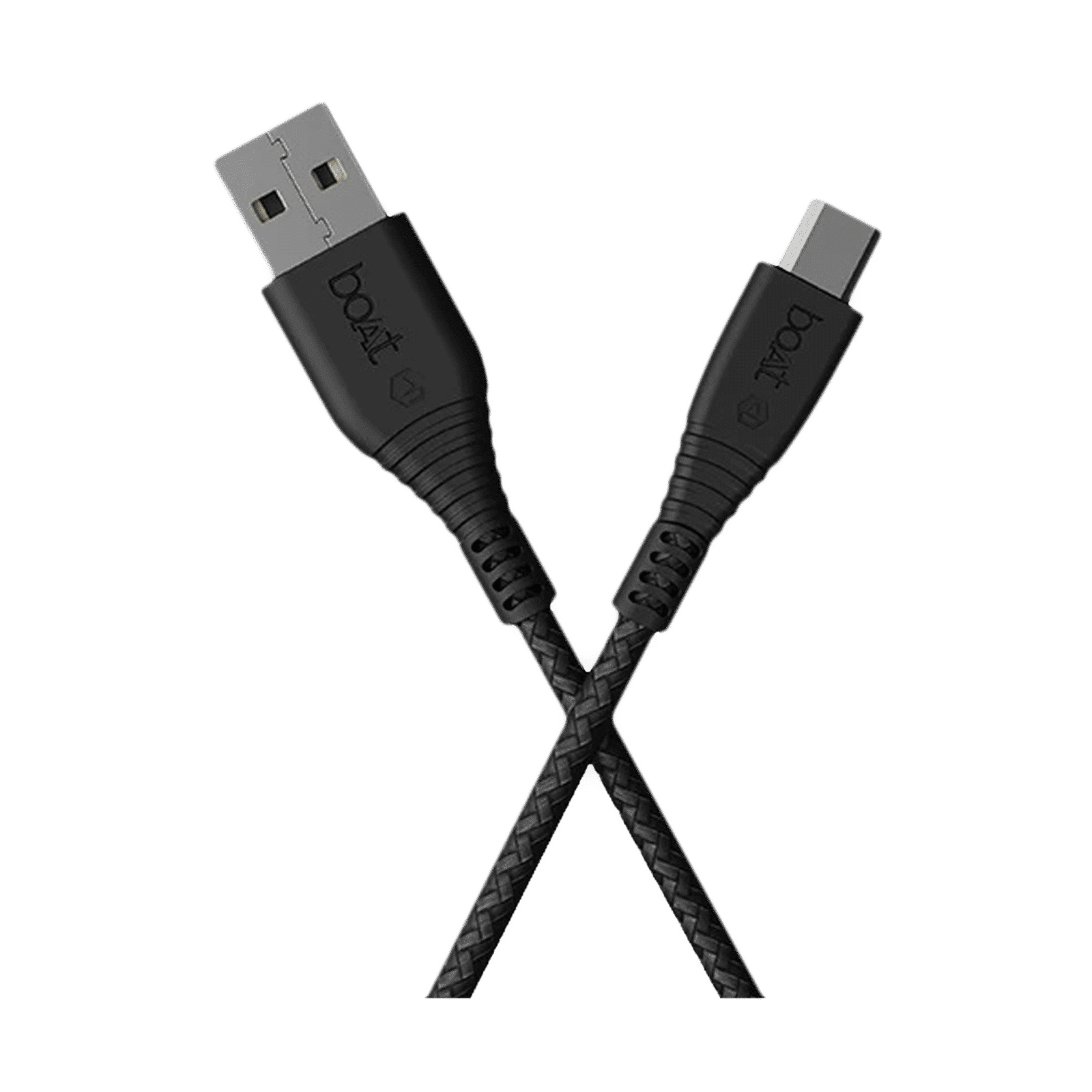 boAt 55 Type A to Micro USB 4.9 Feet (1.5M) Cable (Tangle-free Design, Black)_4