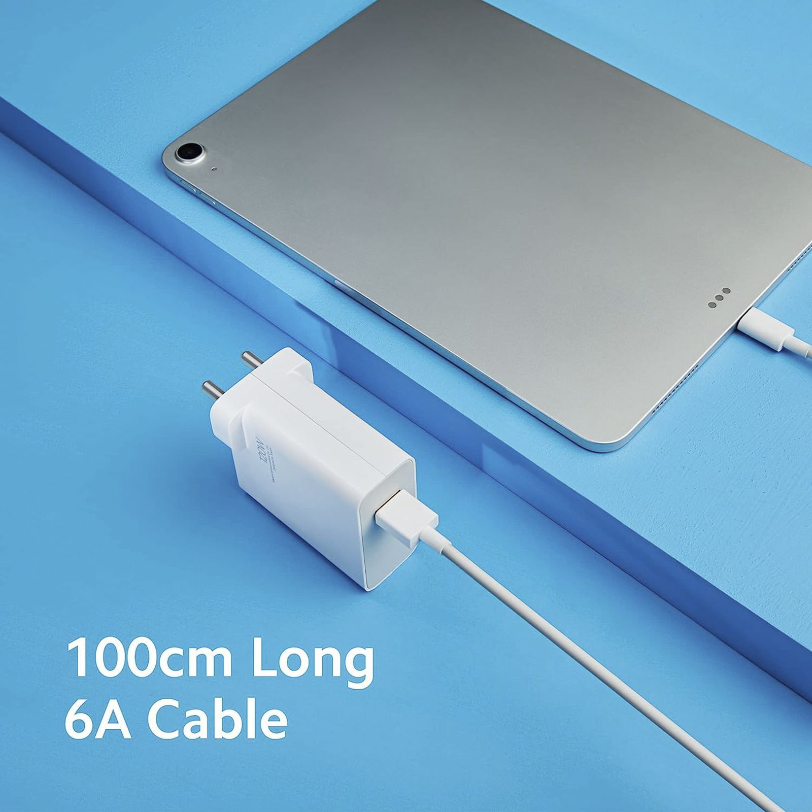 Xiaomi HyperCharge Type A to Type C 3.3 Feet (1M) Cable (Tangle Free Design, White)_5