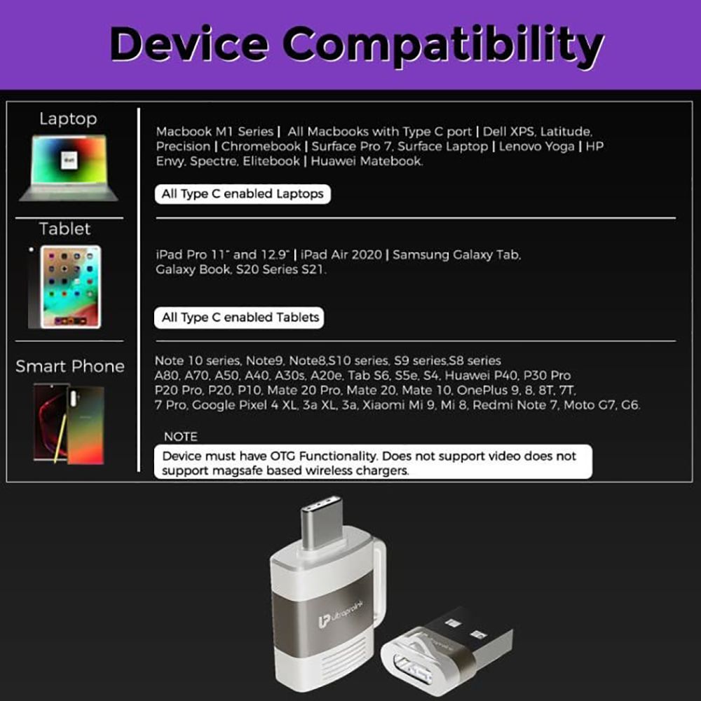 UltraProlink C-Adapt Duo Type C to Type A OTG Adapter (5Gbps Data Transfer Speed, Black) UltraProlink C-Adapt Duo Type C to Type A OTG Adapter (5Gbps Data Transfer Speed, Black)_8