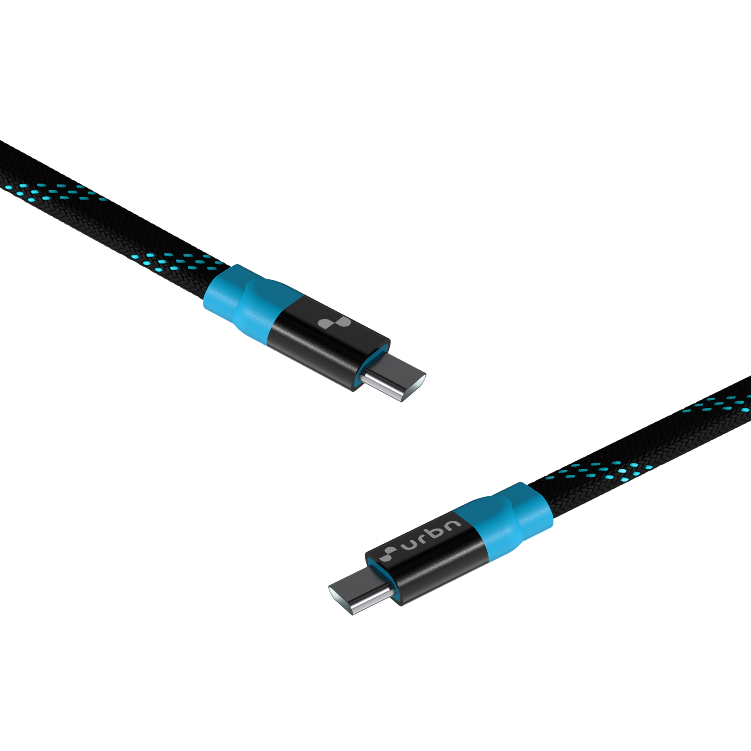 urbn Type C to Type C 3.9 Feet (1.2M) Cable (Nylon Braided, Black) urbn Type C to Type C 3.9 Feet (1.2M) Cable (Nylon Braided, Black)_3