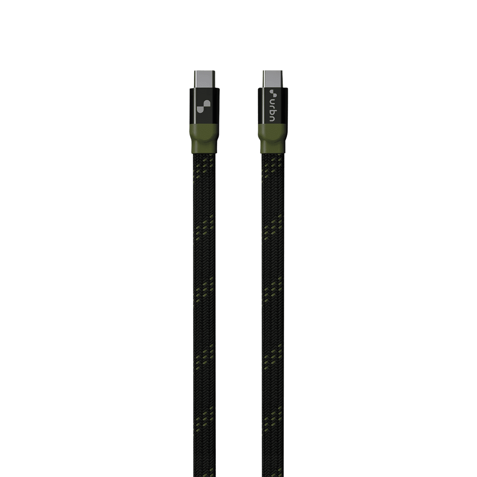 urbn Type C to Type C 3.9 Feet (1.2M) Cable (Nylon Braided, Camo Black) urbn Type C to Type C 3.9 Feet (1.2M) Cable (Nylon Braided, Camo Black)_1