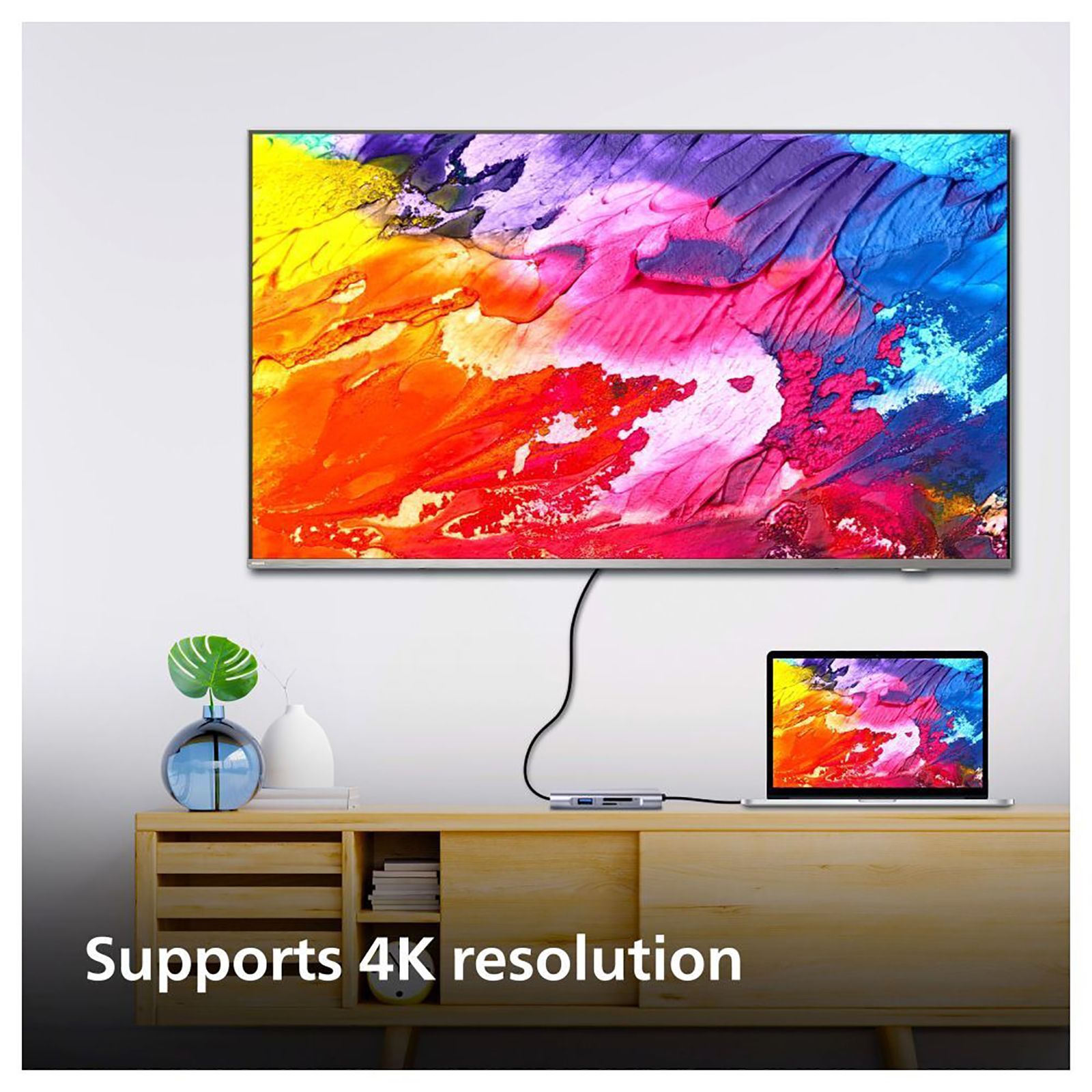 Philips 7-in-1 USB 3.0 Type C to USB 3.0 Type A, USB Type C, SD Card Slot, TF Card Reader, HDMI Type A USB Hub (5 Gbps Data Transfer Rate, Grey) Philips 7-in-1 USB 3.0 Type C to USB 3.0 Type A, USB Type C, SD Card Slot, TF Card Reader, HDMI Type A USB Hub (5 Gbps Data Transfer Rate, Grey)_5