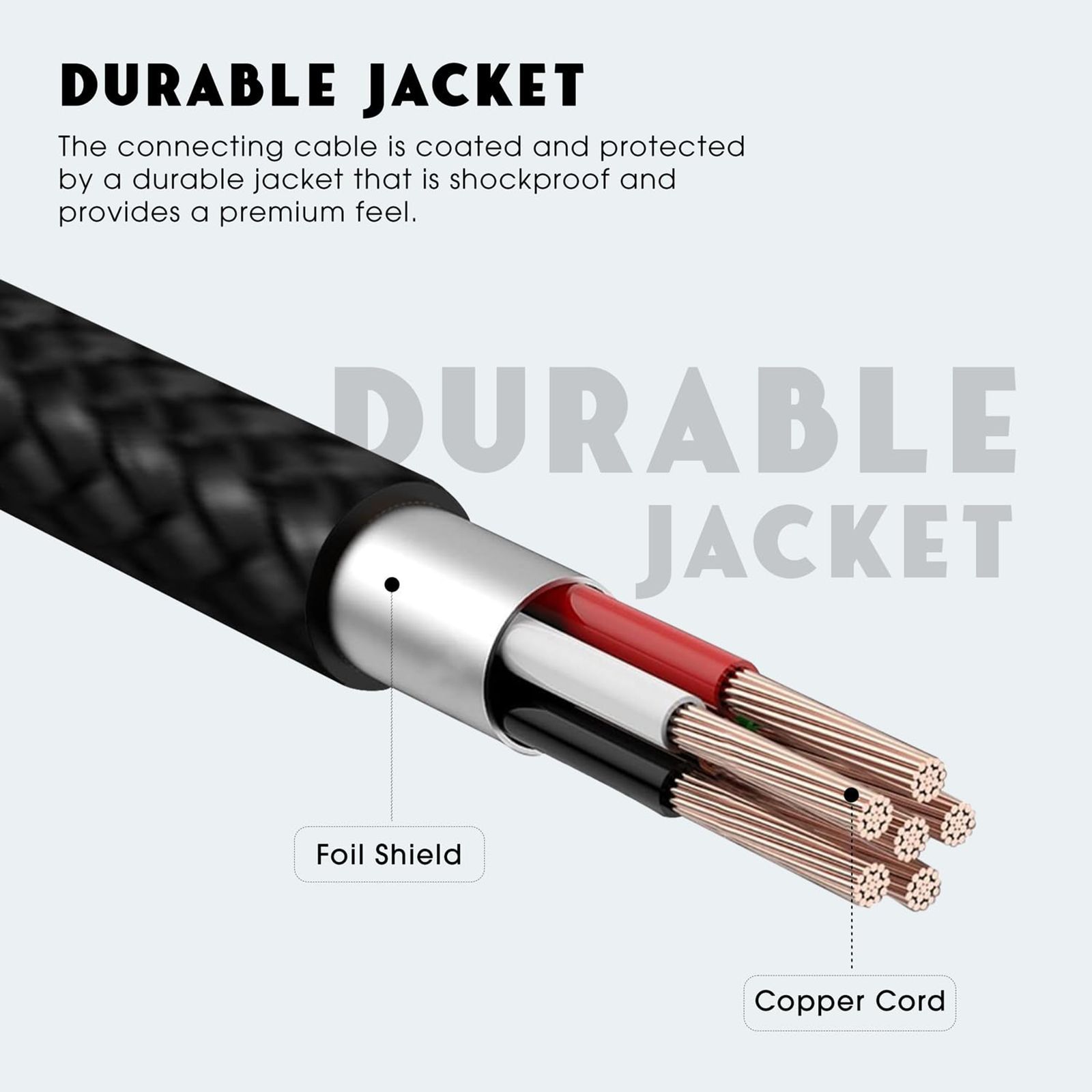 POWERUP Type C to Lightning 4.92 Feet (1.5M) Cable (Fast Charge and Data Sync, Black)_10