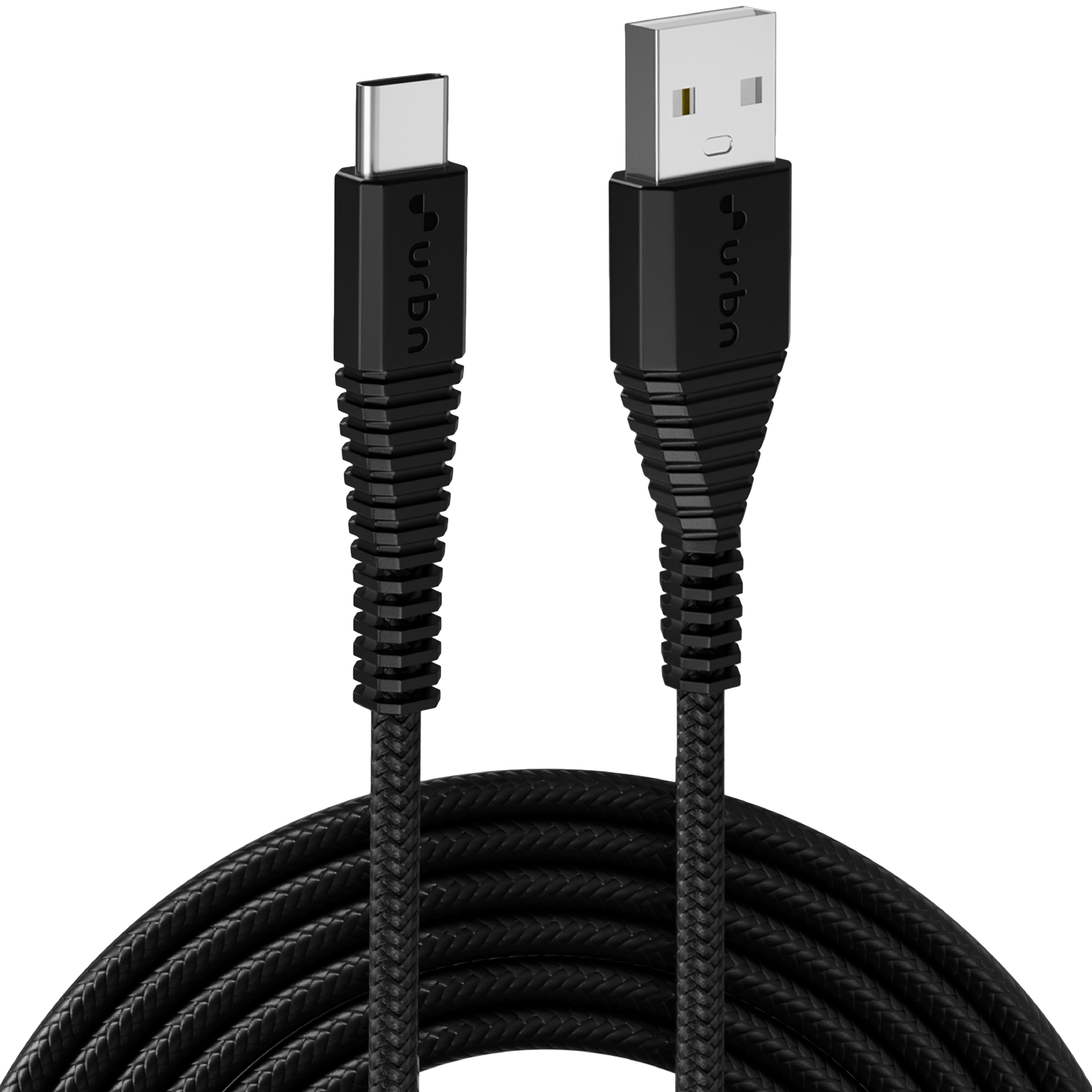 urbn Type C to Type B 4.95 Feet (1.5 M) Cable (Tangle-free Design, Black)_1