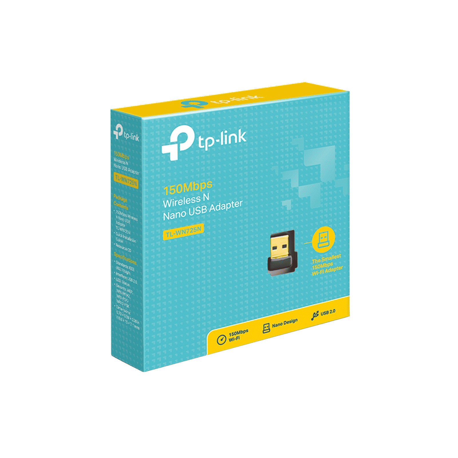 Tp-Link TL-WN725N 2.4 GHz Wi-Fi Network Adapter (Advanced Security, 150 Mbps, Black) Tp-Link TL-WN725N 2.4 GHz Wi-Fi Network Adapter (Advanced Security, 150 Mbps, Black)_4