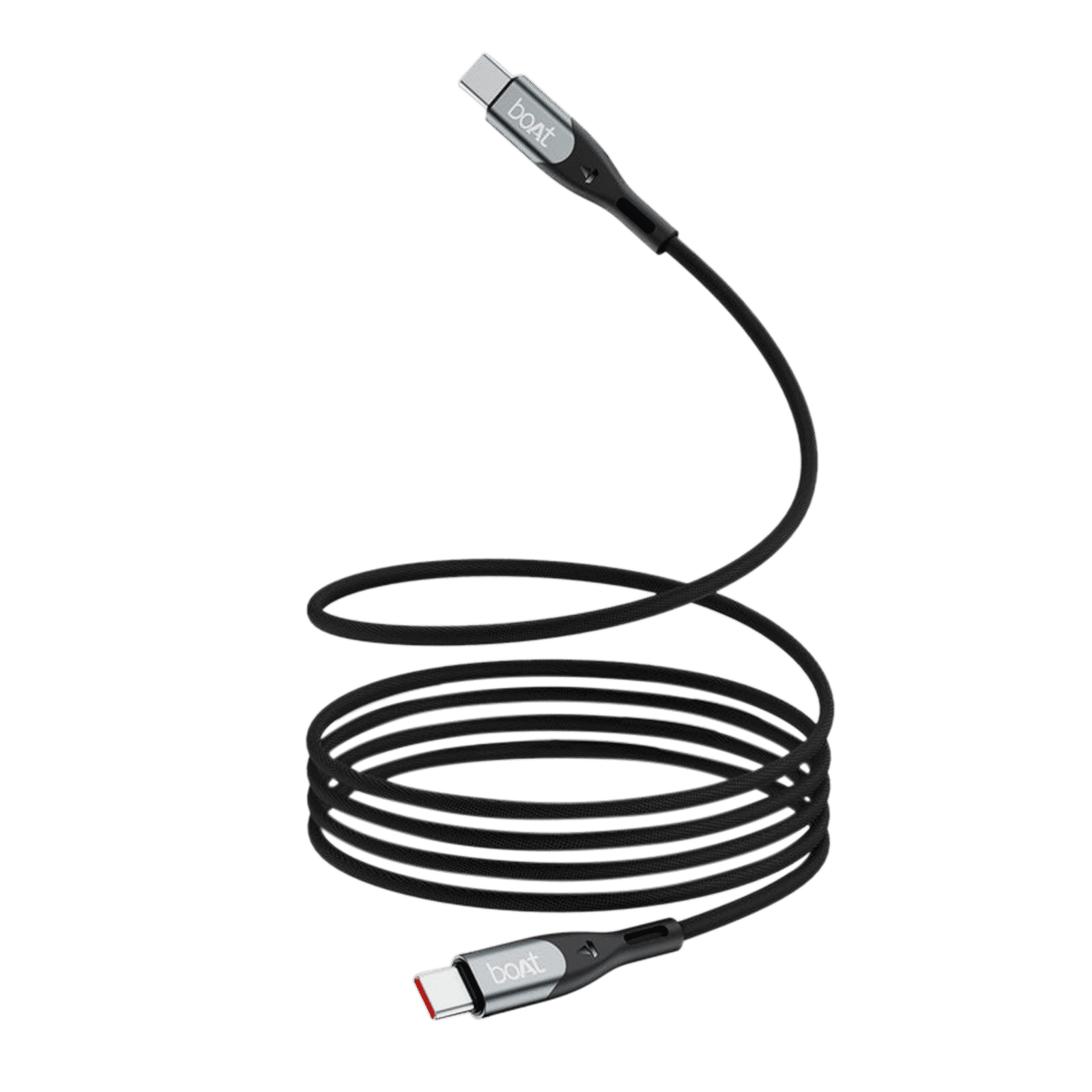 boAt Type C to Type C 3.9 Feet (1.2M) Cable (Nylon Braided, Carbon Black) _1
