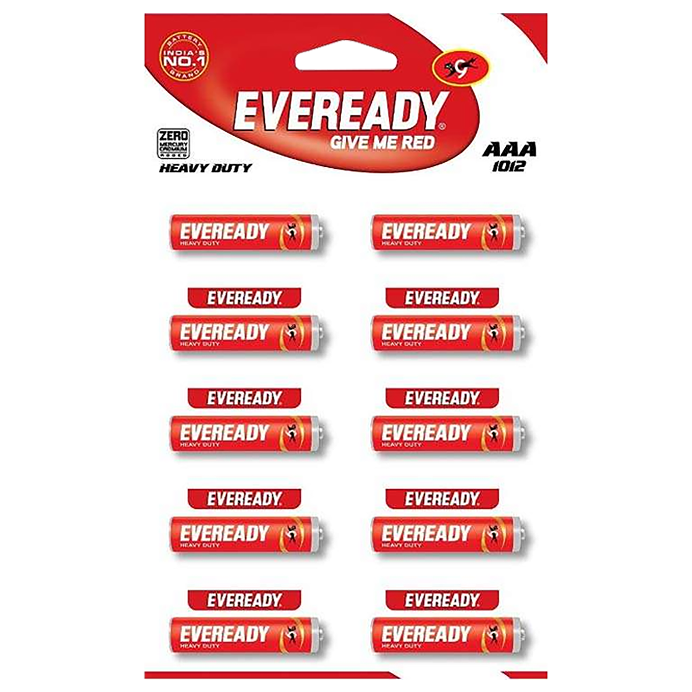 EVEREADY 1012 Carbon Zinc AAA Battery (Pack of 10)_1