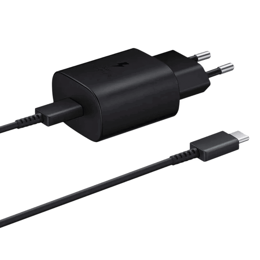 SAMSUNG TA800 25W Type C Fast Charger (Adapter Only, Safe Charging Support, Black)_1