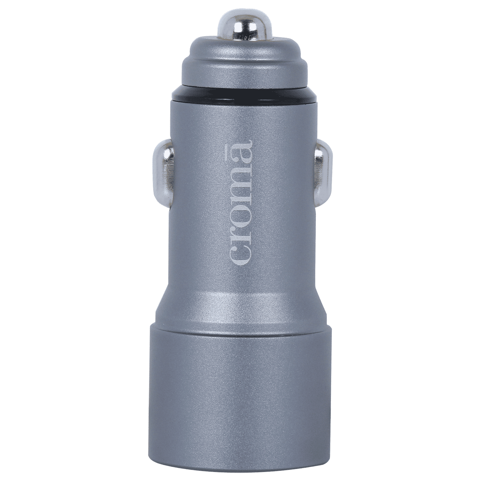 Croma 38 Watts Type A and Type C 2-Port Car Charger (Quick Charge 3.0, Grey)_6