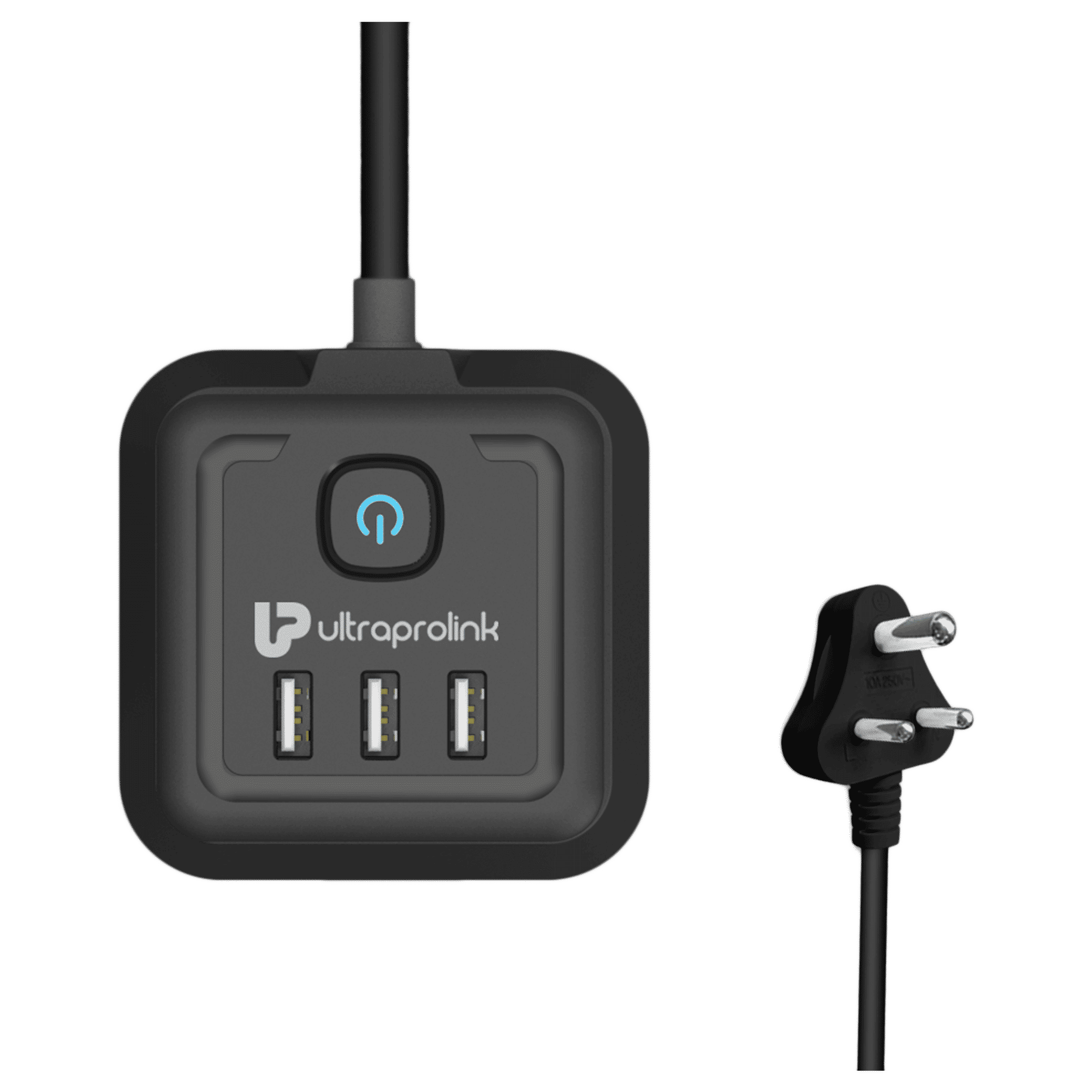 ultraprolink Power Qube 10000 Amps 4 Sockets Surge Protector (2 Meters, Child Proof Shutters, UM1084UBLK, Black) ultraprolink Power Qube 10000 Amps 4 Sockets Surge Protector (2 Meters, Child Proof Shutters, UM1084UBLK, Black)_2