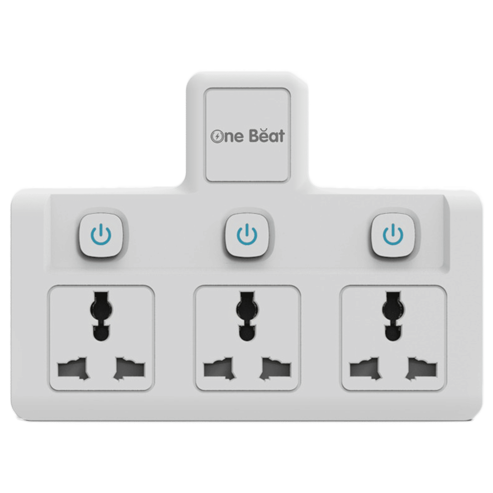 One Beat Wall 3 Sockets Surge Protector (LED Indicator, OB-203, White) One Beat Wall 3 Sockets Surge Protector (LED Indicator, OB-203, White)_1