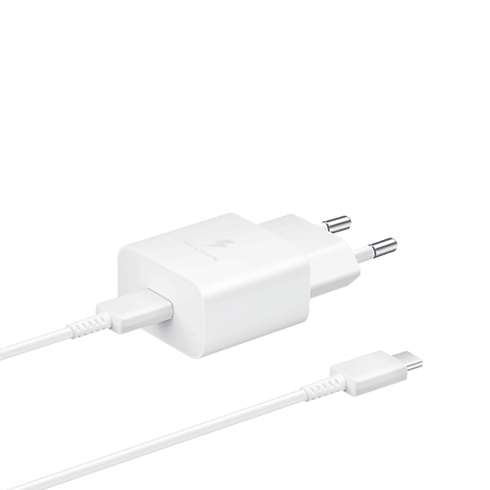 SAMSUNG 15W Type C Fast Charger (Type C to Type C Cable, Temperature Protection, White)_3