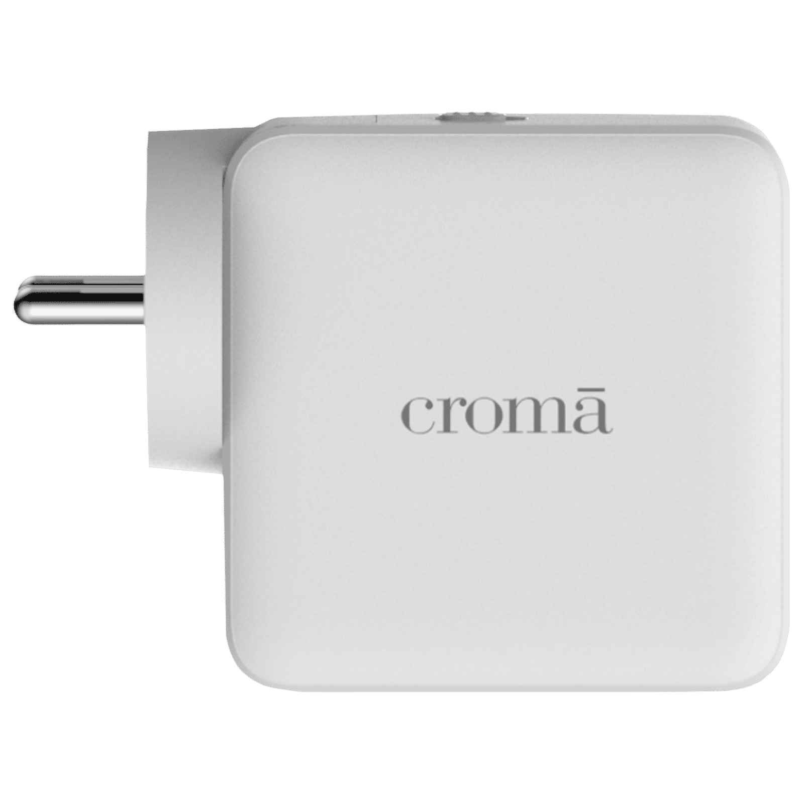 Croma 65W Type C 2-Port Fast Charger (Adapter Only, Advance GaN Technology, White)_3