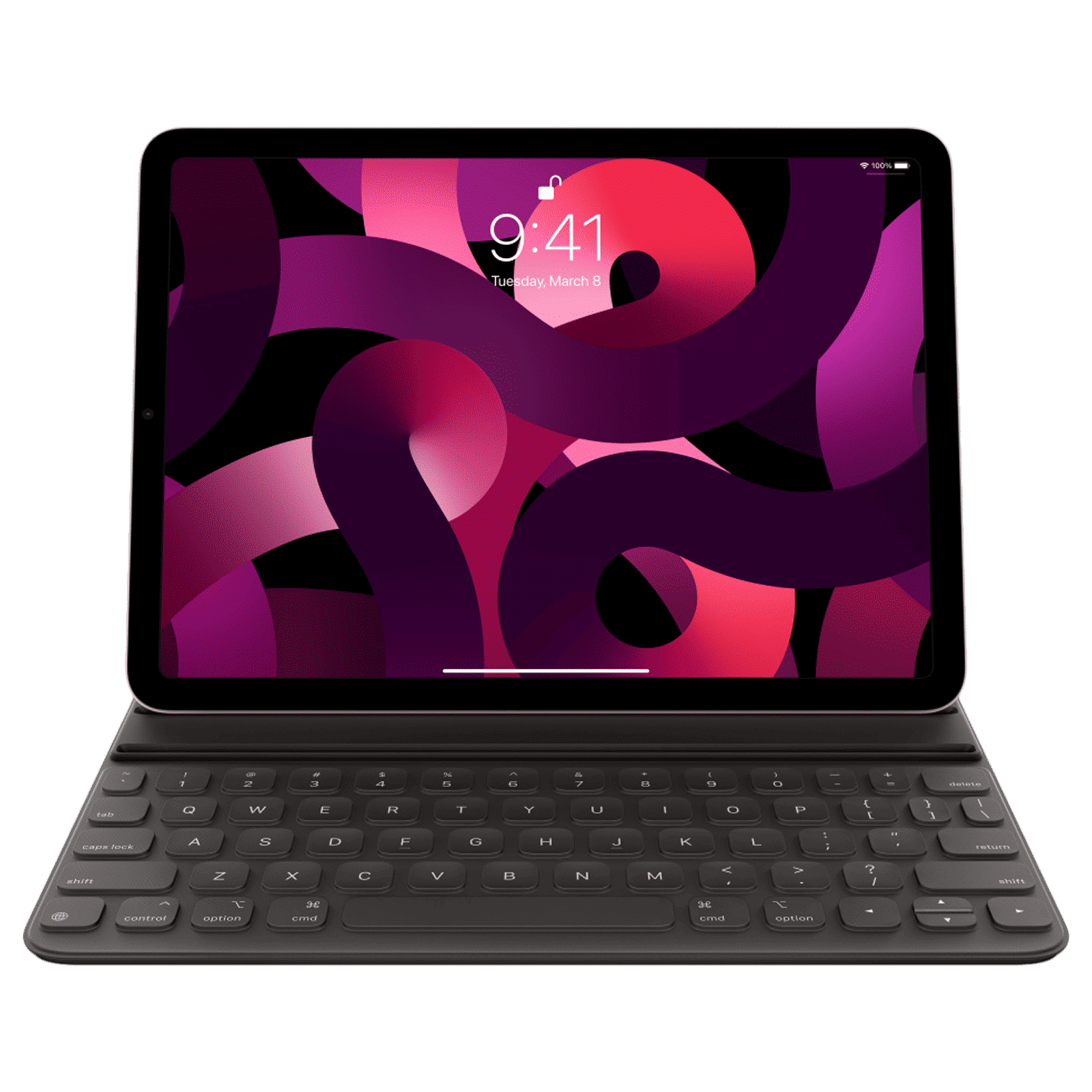 Apple Wireless Smart Keyboard for iPad Pro 11 Inch (4th Gen), iPad Air (5th Gen) with Convenient Viewing Angles (Black)_1