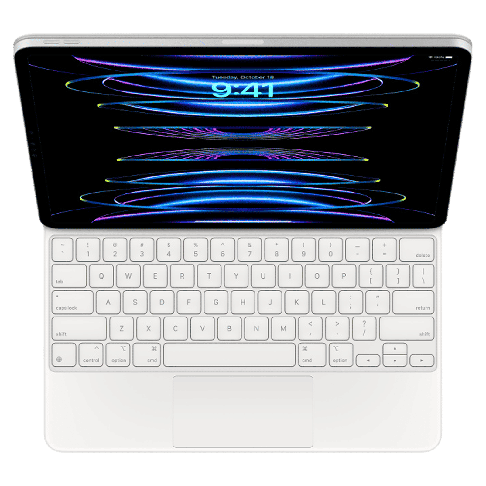 Apple Magic Reachargeable Bluetooth Wireless Keyboard with Backlit Keys (Smart Connector, Black)_2