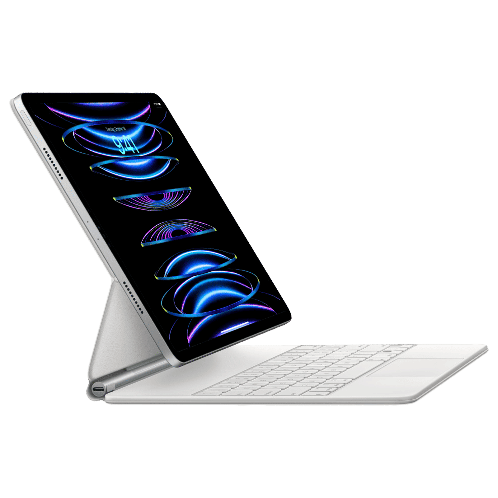 Apple Magic Reachargeable Bluetooth Wireless Keyboard with Backlit Keys (Smart Connector, Black)_3