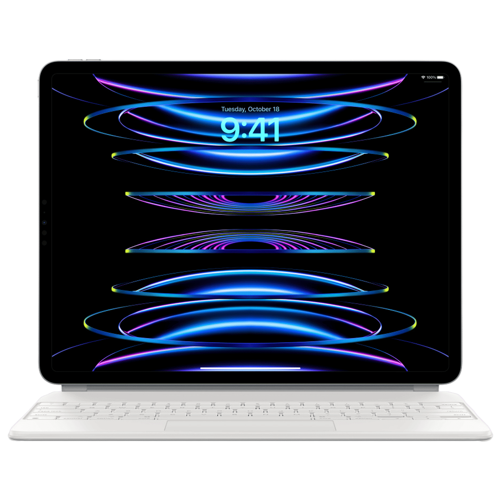 Apple Magic Reachargeable Bluetooth Wireless Keyboard with Backlit Keys (Smart Connector, Black)_1