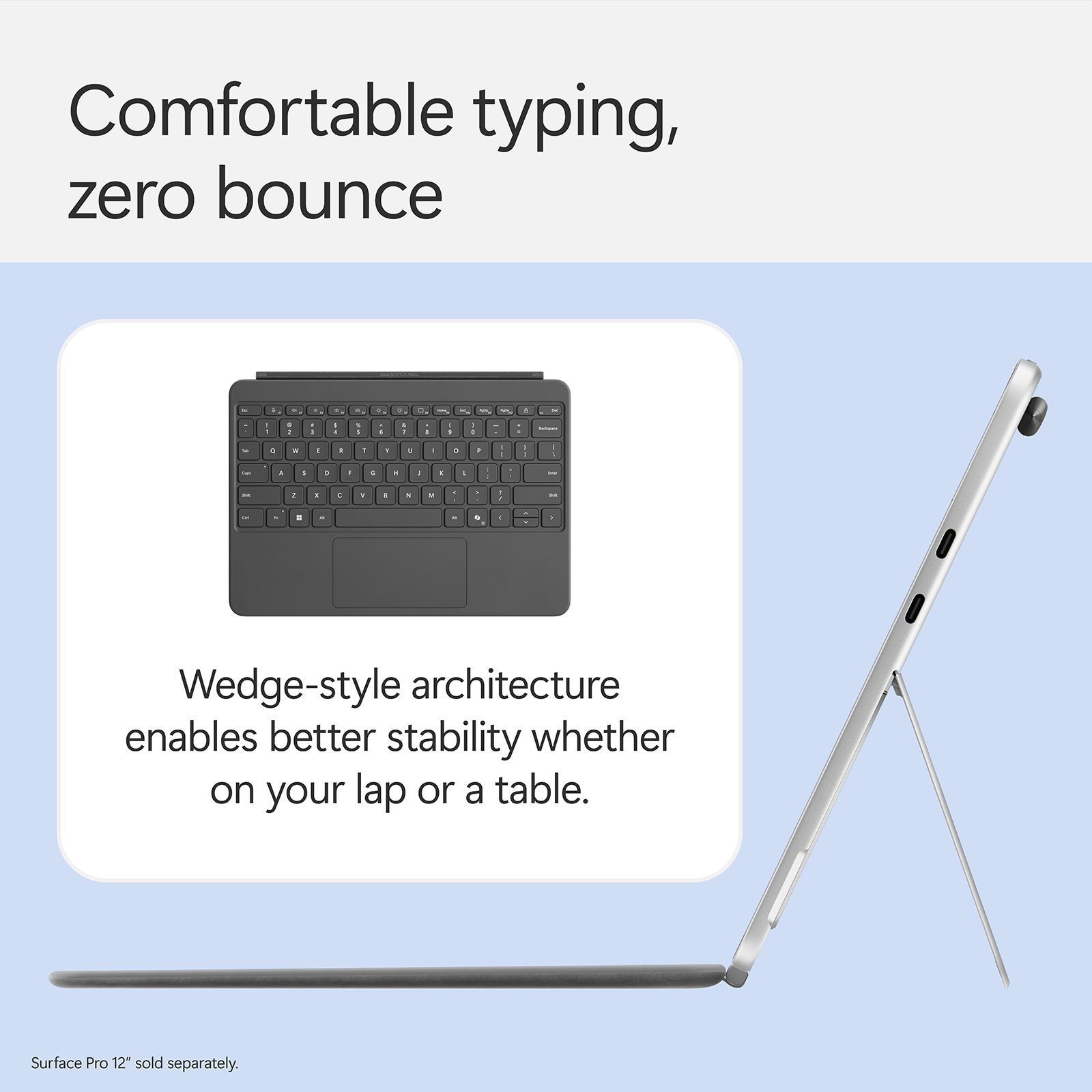 Microsoft Detachable Magnetic Keyboard for Surface Pro 12 Inch with Pen (Compact, Slate) Microsoft Detachable Magnetic Keyboard for Surface Pro 12 Inch with Pen (Compact, Slate)_9