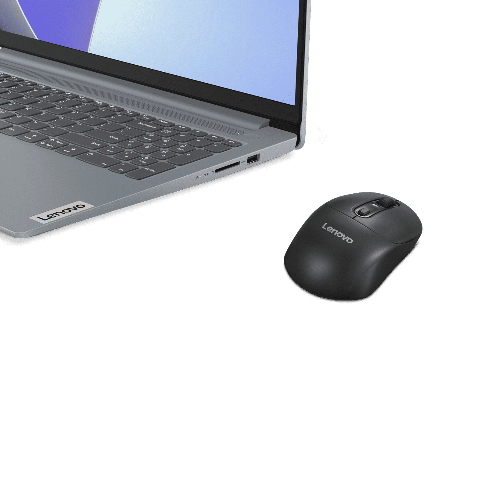 Lenovo 210 USB A 2.4GHz Wireless Optical Mouse (1600 DPI Adjustable, Ambidextrous Design, Black)_4