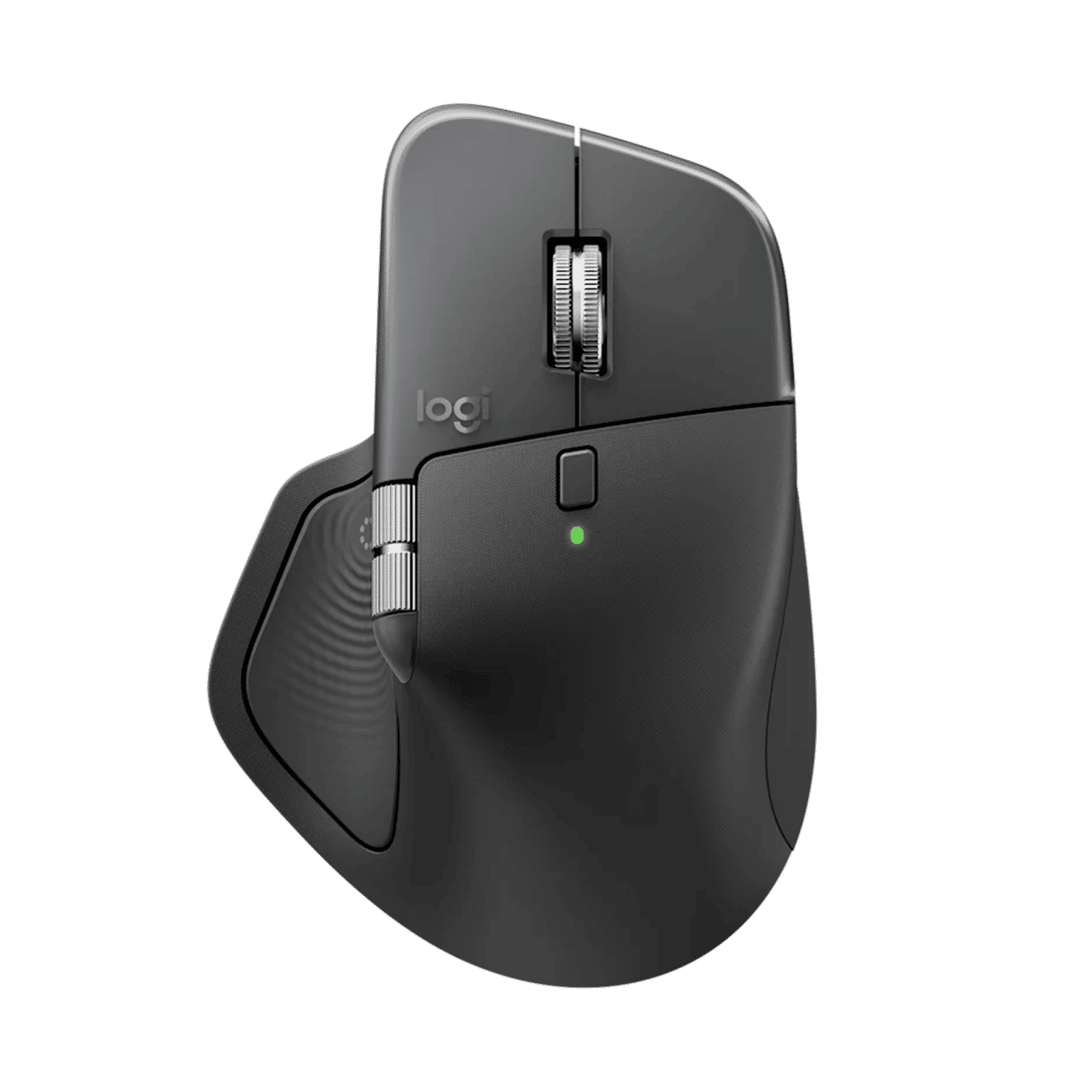 Logitech MX Master 4 Rechargeable Bluetooth 5.1 Wireless Optical Performance Mouse with Thumb Wheel (8000 DPI Adjustable, MagSpeed Scroll Wheel, Graphite) Logitech MX Master 4 Rechargeable Bluetooth 5.1 Wireless Optical Performance Mouse with Thumb Wheel (8000 DPI Adjustable, MagSpeed Scroll Wheel, Graphite)_1