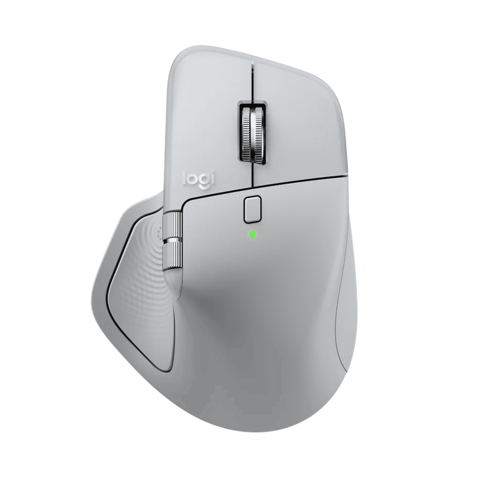 Logitech MX Master 4 Rechargeable Bluetooth 5.1 Wireless Optical Performance Mouse with Thumb Wheel (8000 DPI Adjustable, MagSpeed Scroll Wheel, Pale Grey) Logitech MX Master 4 Rechargeable Bluetooth 5.1 Wireless Optical Performance Mouse with Thumb Wheel (8000 DPI Adjustable, MagSpeed Scroll Wheel, Pale Grey)_1