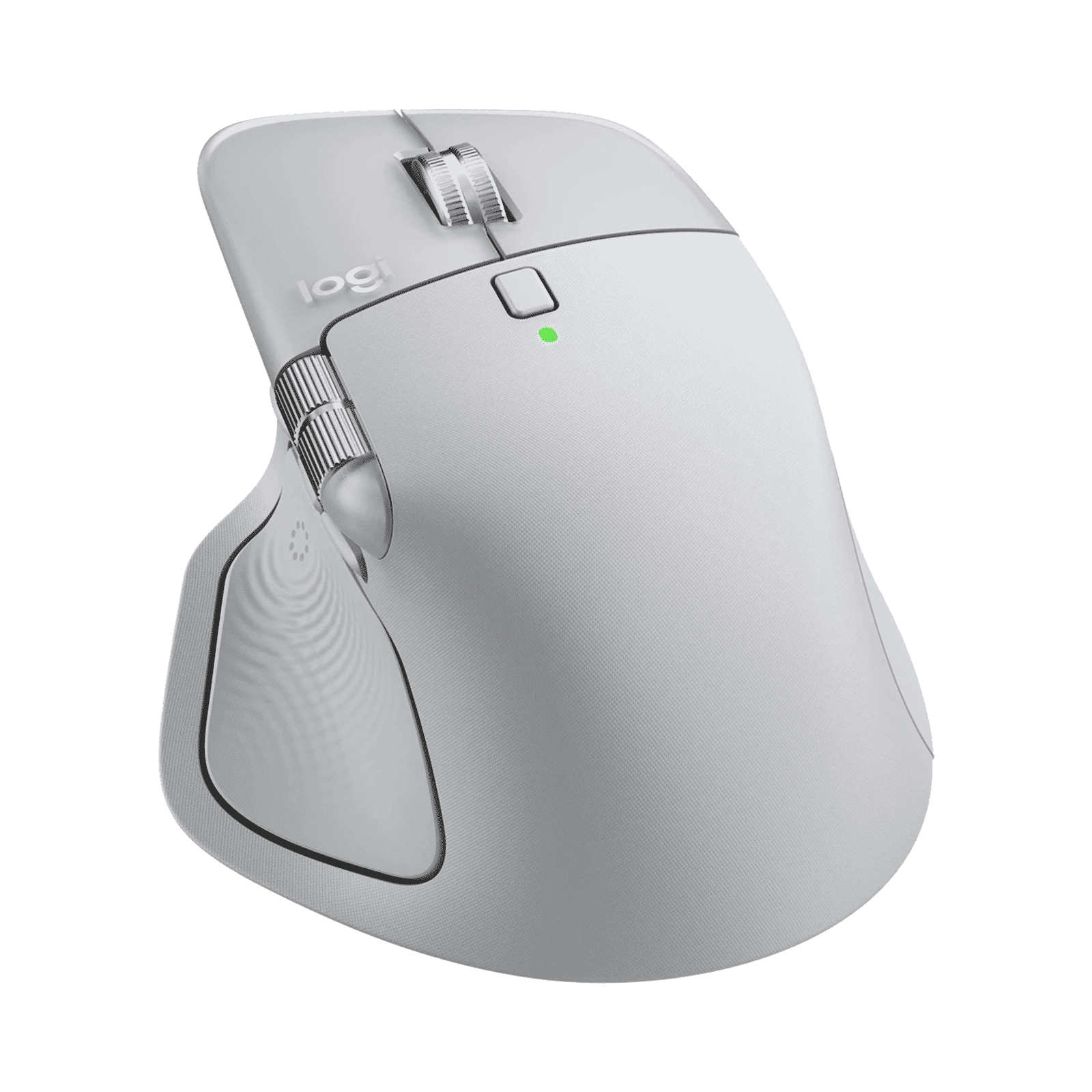 Logitech MX Master 4 Rechargeable Bluetooth 5.1 Wireless Optical Performance Mouse with Thumb Wheel (8000 DPI Adjustable, MagSpeed Scroll Wheel, Pale Grey) Logitech MX Master 4 Rechargeable Bluetooth 5.1 Wireless Optical Performance Mouse with Thumb Wheel (8000 DPI Adjustable, MagSpeed Scroll Wheel, Pale Grey)_3