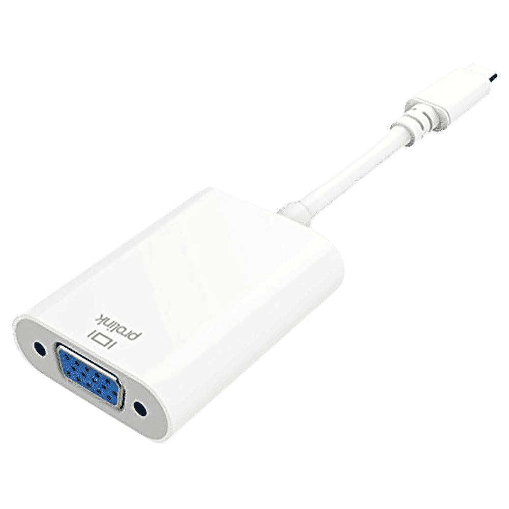 ultraprolink USB Type C to VGA Adapter (Supports Dual View, White)_2